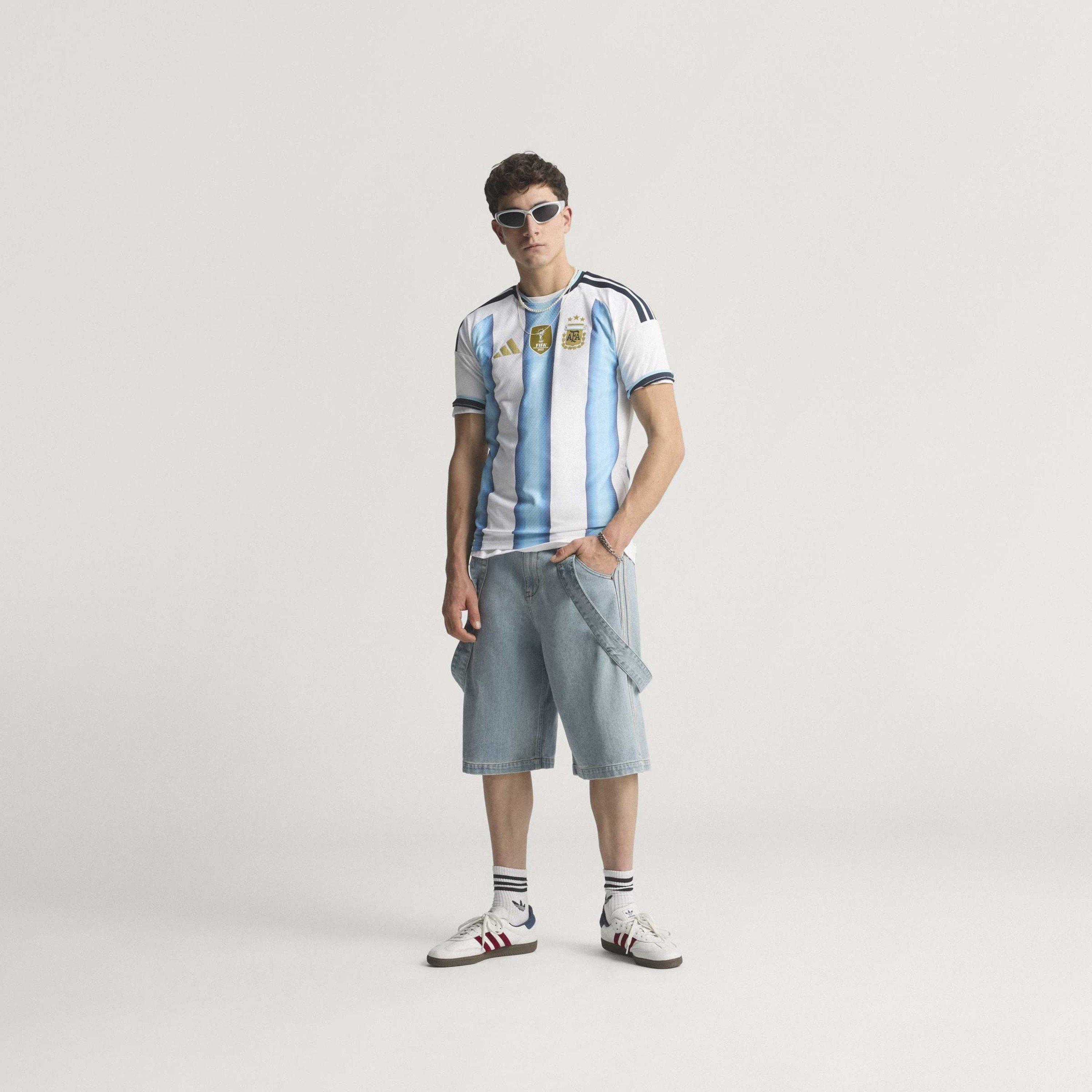 White/Blue - adidas - Argentina Authentic Home Shirt World Cup 2026 Mens - 7
