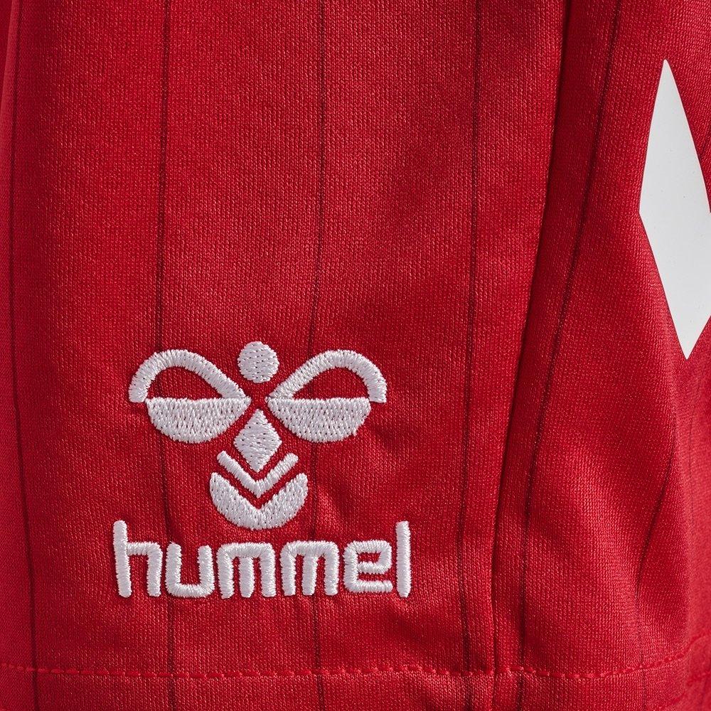 Rouge/Blanc - Hummel - Kids Denmark International Football Shorts - 3