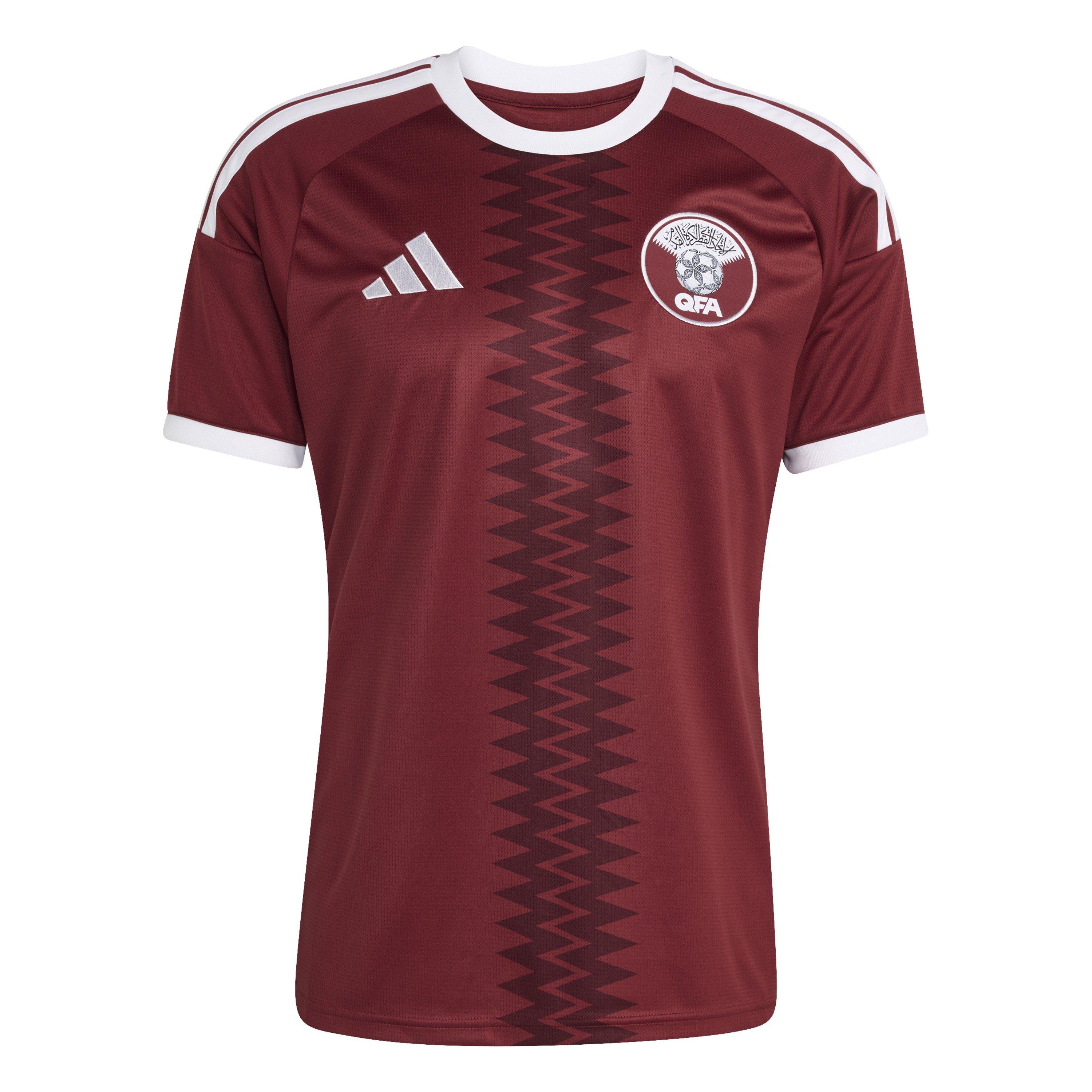 Maroon/White - adidas - Qatar Home Shirt 2026 Mens - 1
