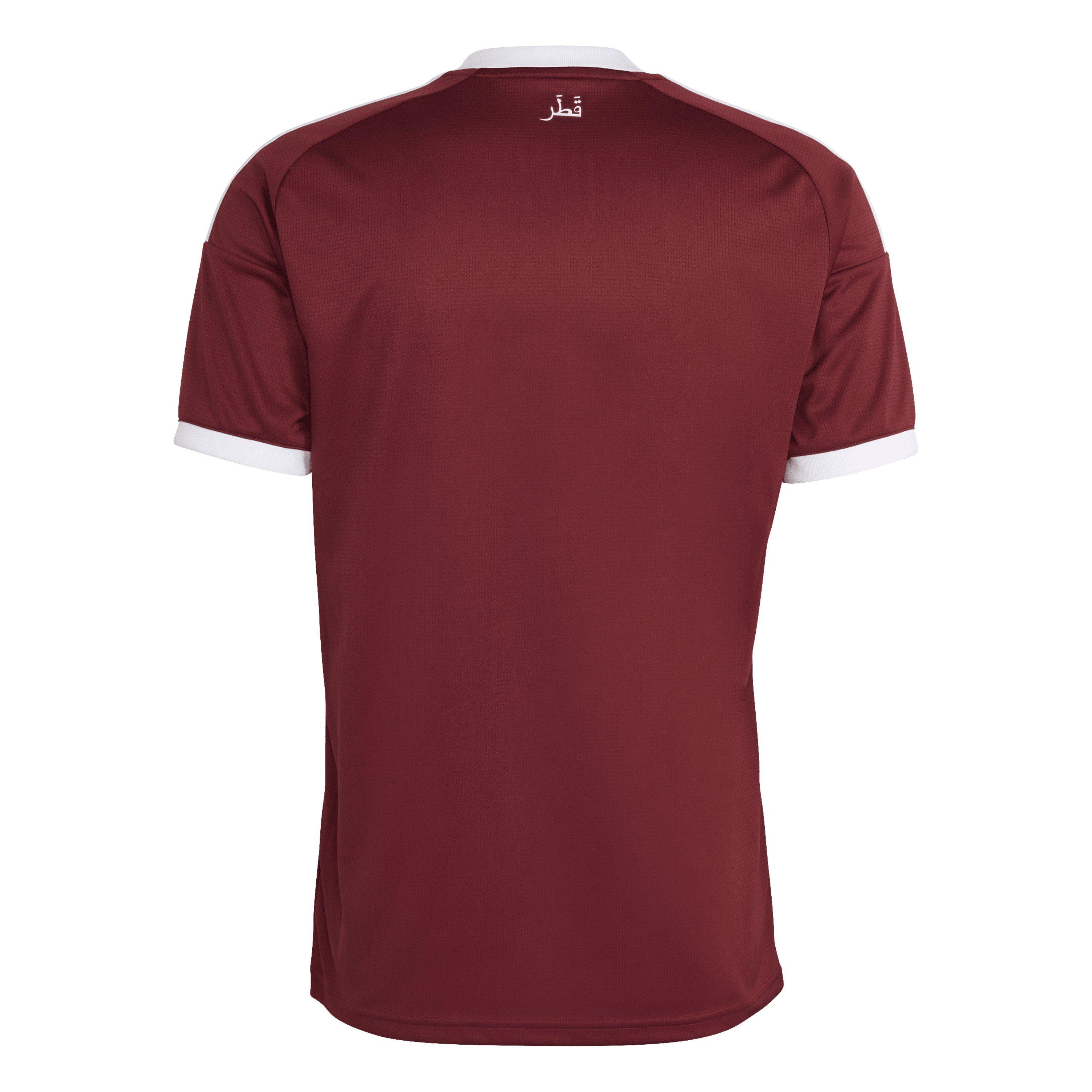 Maroon/White - adidas - Qatar Home Shirt 2026 Mens - 2