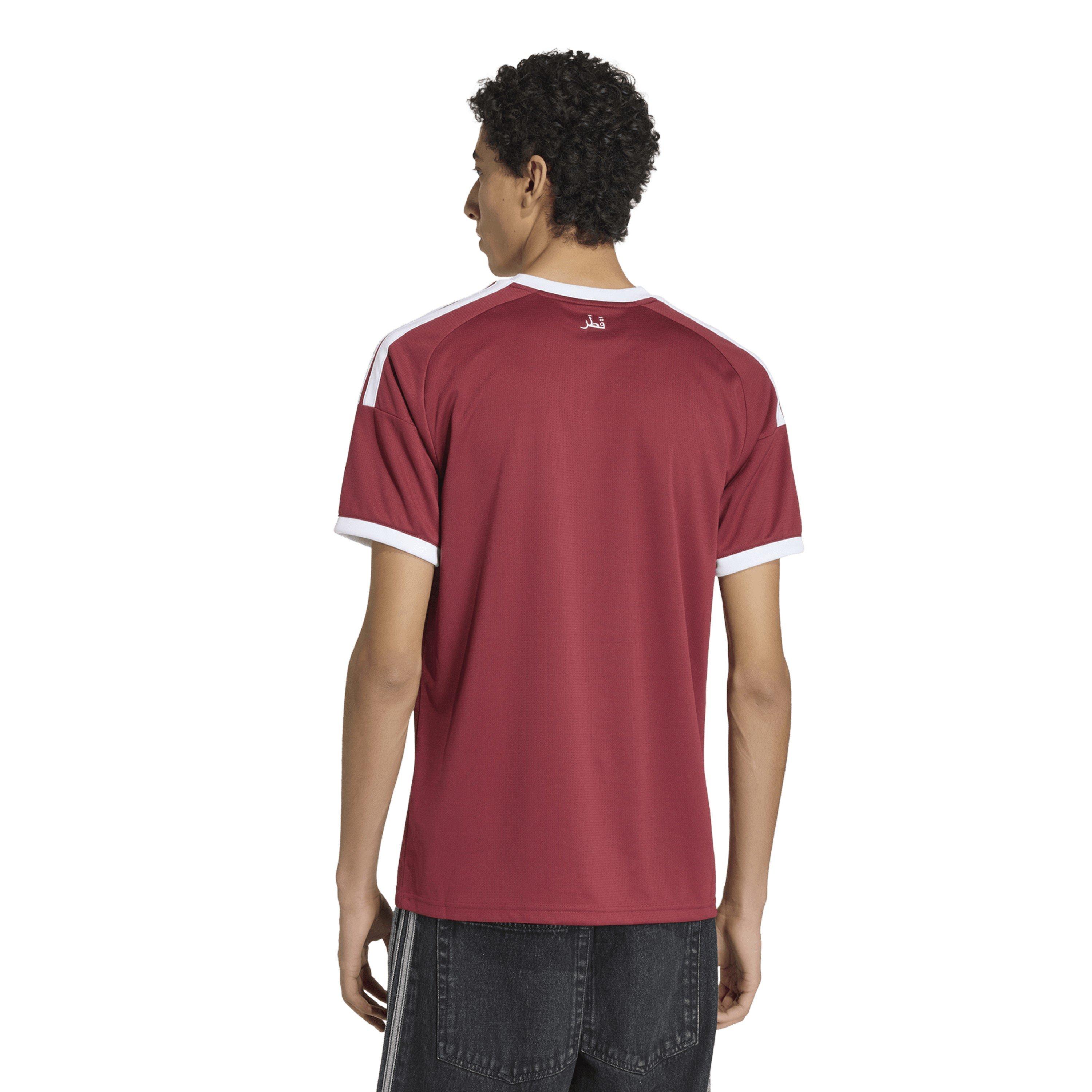 Maroon/White - adidas - Qatar Home Shirt 2026 Mens - 4
