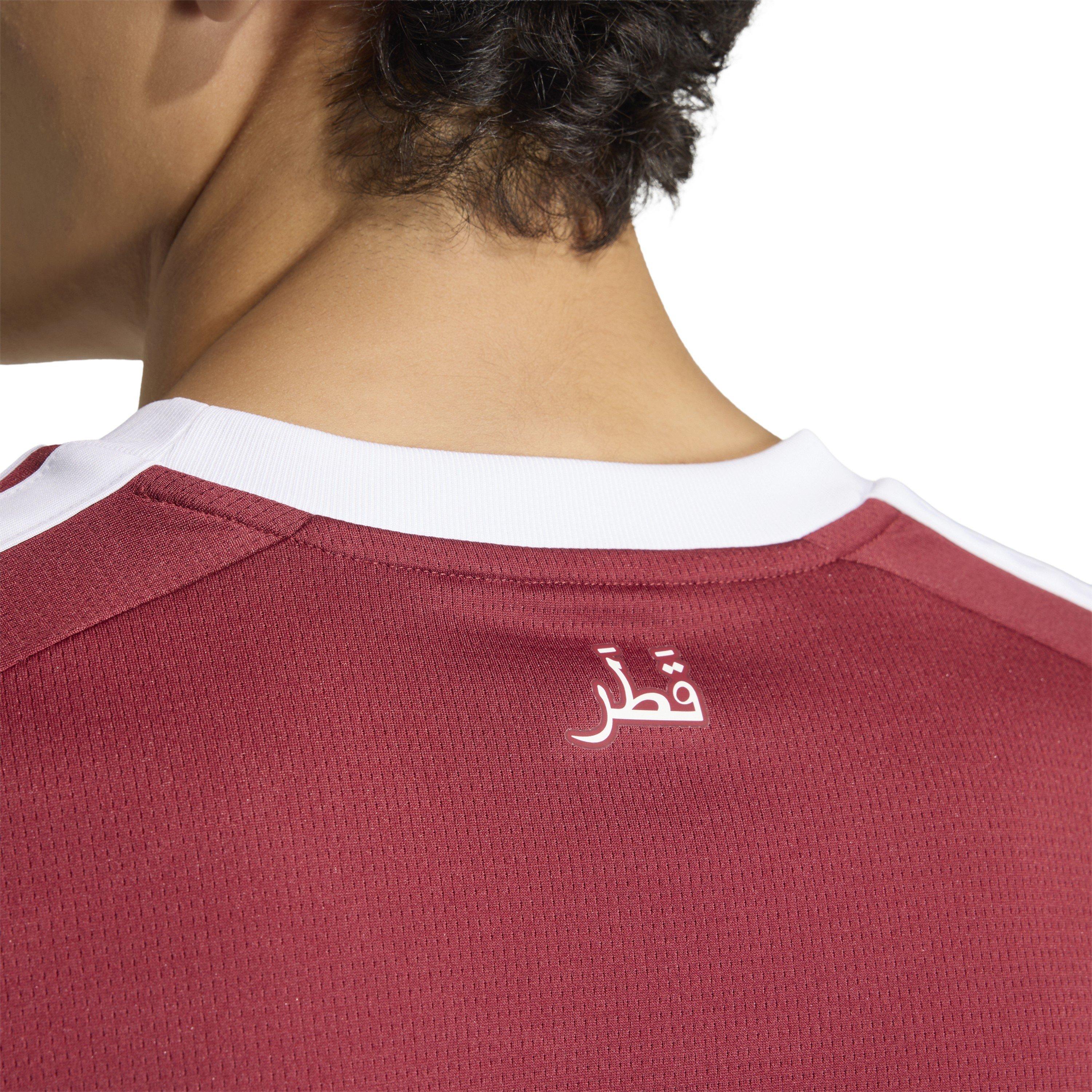 Maroon/White - adidas - Qatar Home Shirt 2026 Mens - 5