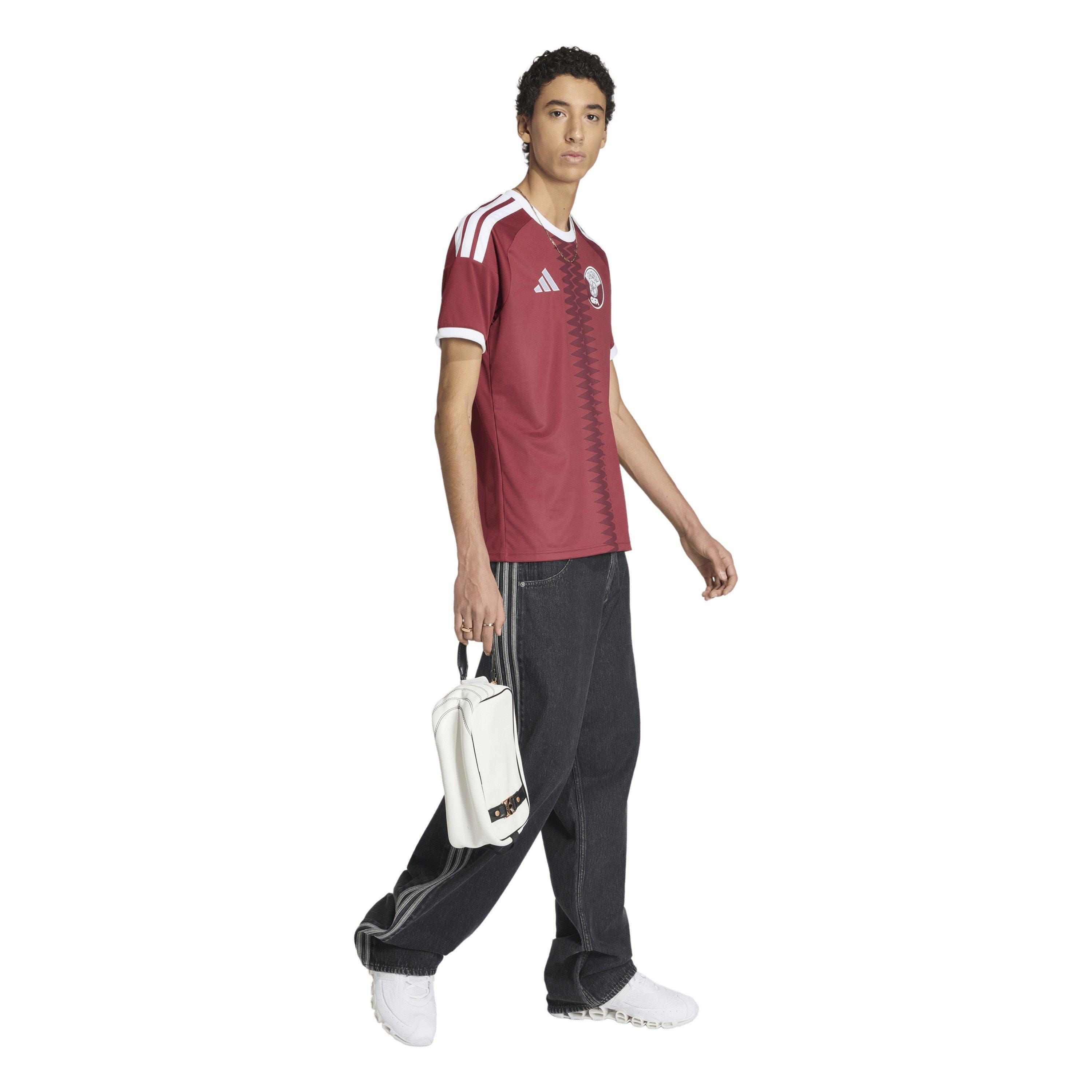 Maroon/White - adidas - Qatar Home Shirt 2026 Mens - 7