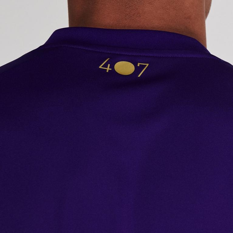 Violet - adidas - logo-trimmed zip-front hoodie Bianco - 6