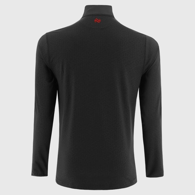 BLK/RED/GUN - ONeills - Cork Hydra Half Zip Top Senior - 2