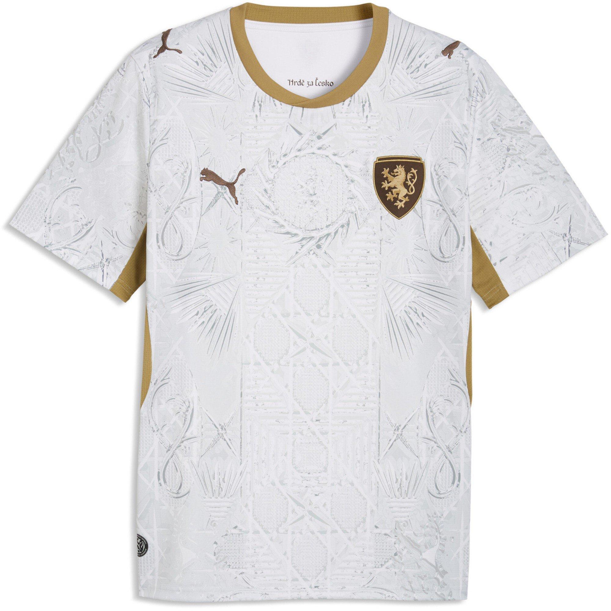 Puma Men's Czech Republic Away Shirt World Cup 2026™ - White/Gold - XL