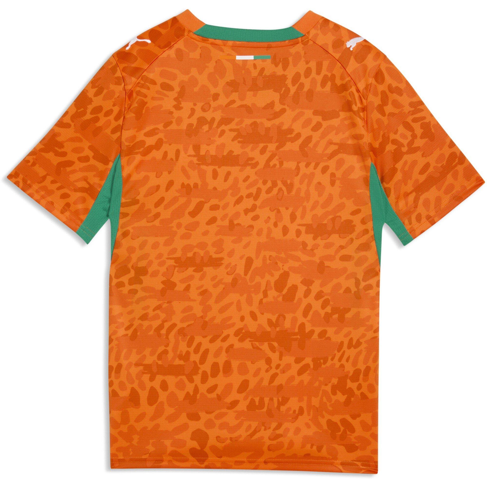 Oranje/Groen - Puma - Kids' Ivory Coast 2026 Football Shirt - 2