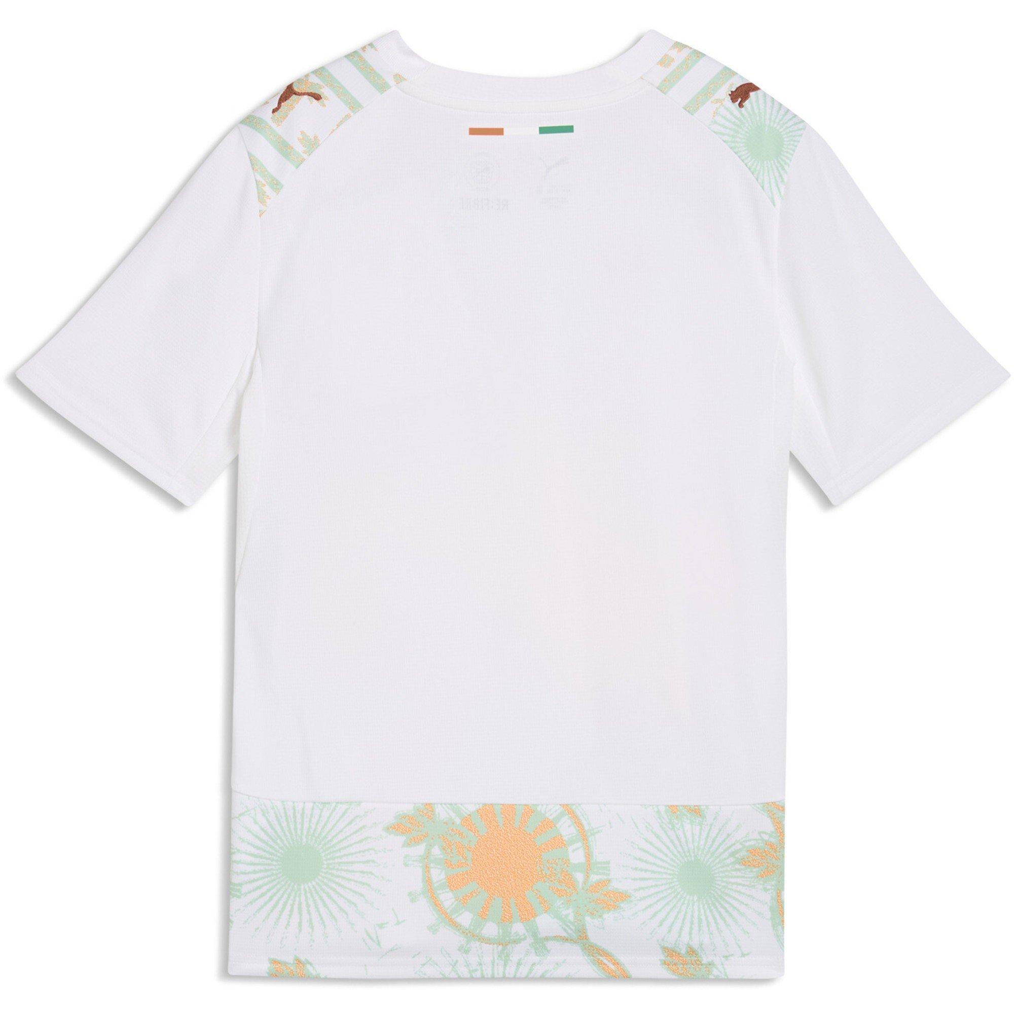 Wit/Bruin - Puma - Kids' Ivory Coast 2026 Football Shirt - 2
