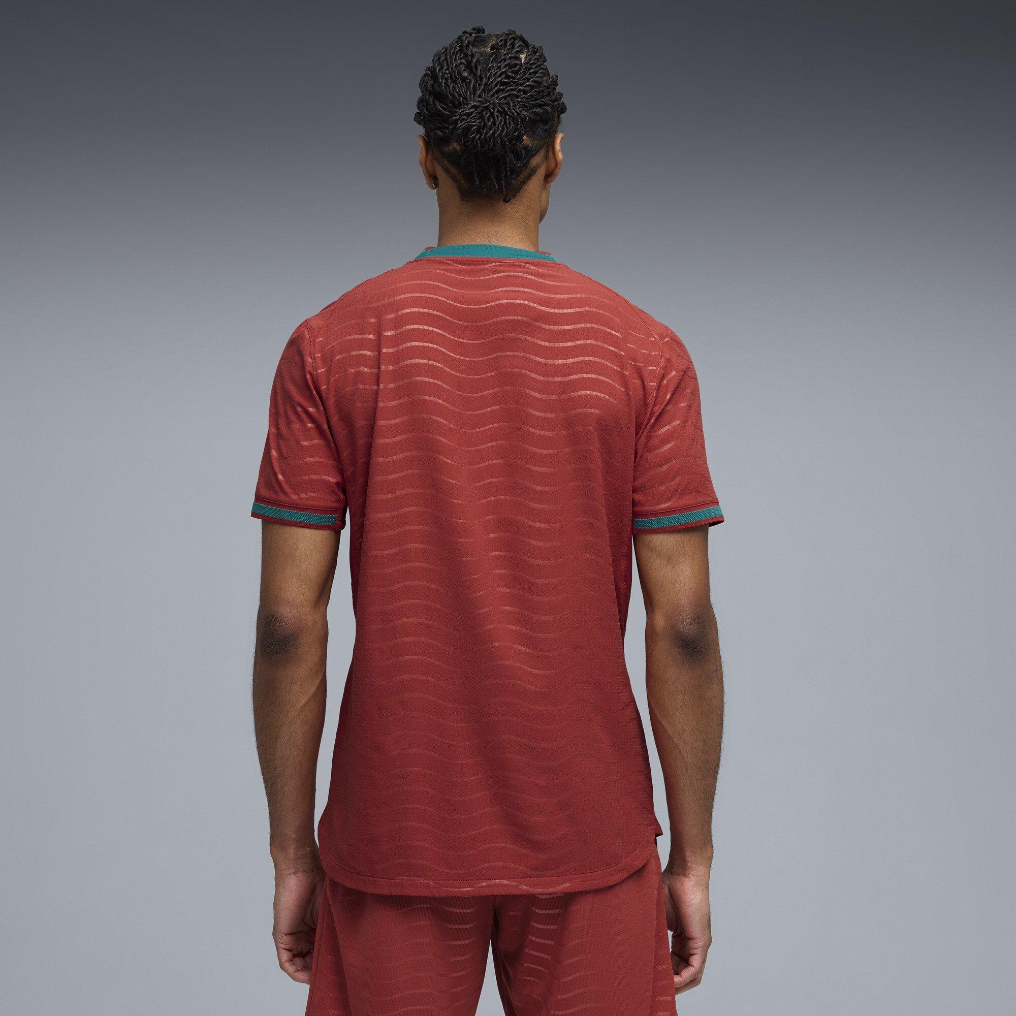 Red/Green - Puma - Portugal Authentic Home Shirt 2026 Adults - 4