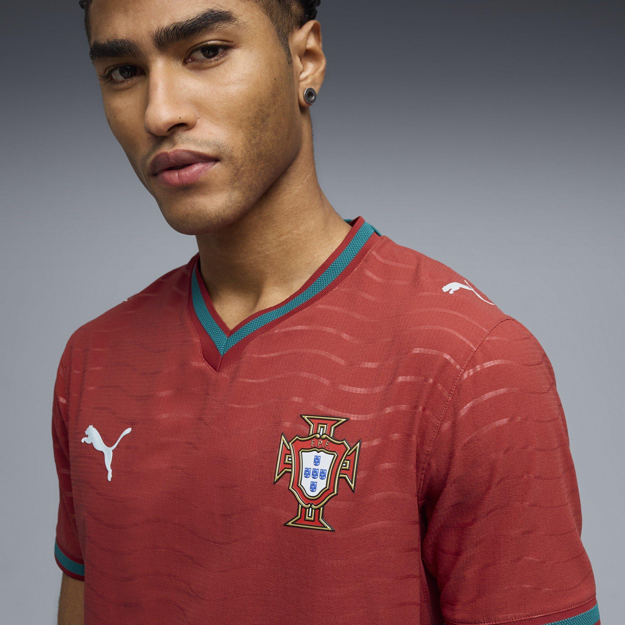 Red/Green - Puma - Portugal Authentic Home Shirt 2026 Adults - 5