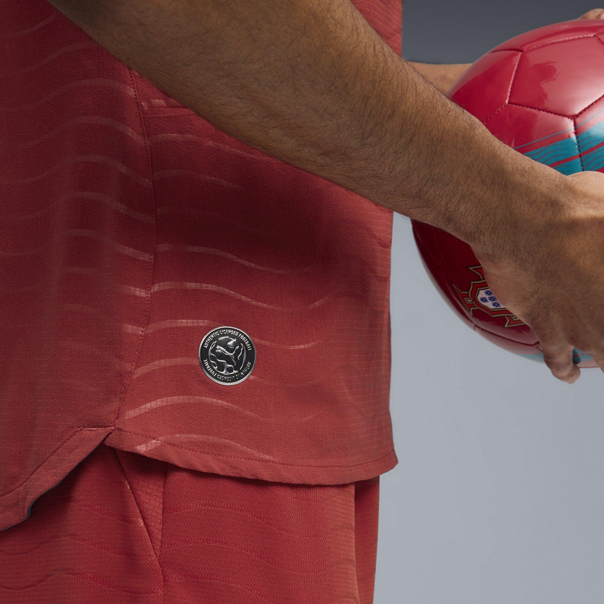 Red/Green - Puma - Portugal Authentic Home Shirt 2026 Adults - 6