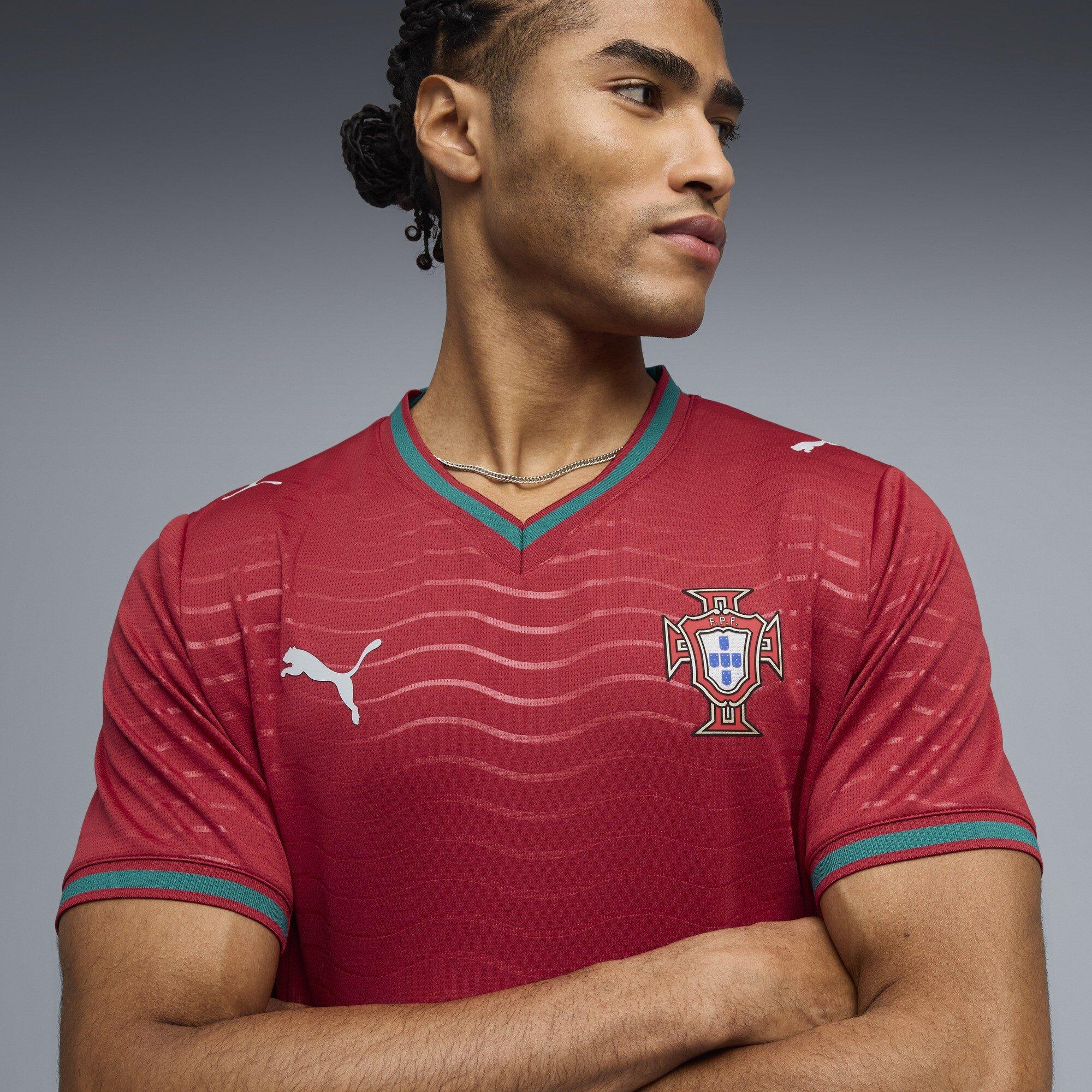 Red/Green - Puma - Portugal Home Shirt 2026 Adults - 5