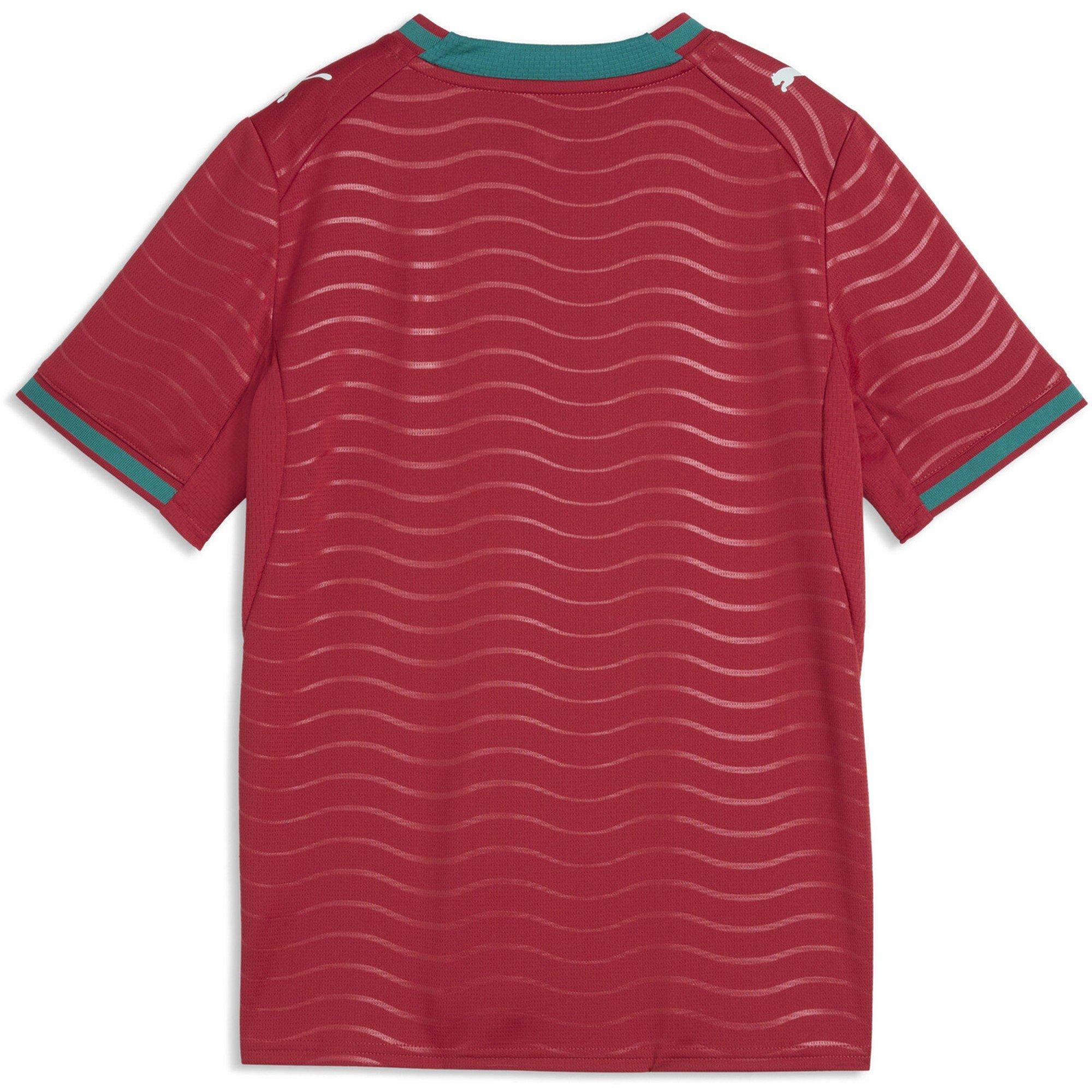 Red/Green - Puma - Portugal Home Shirt 2026 Juniors - 2