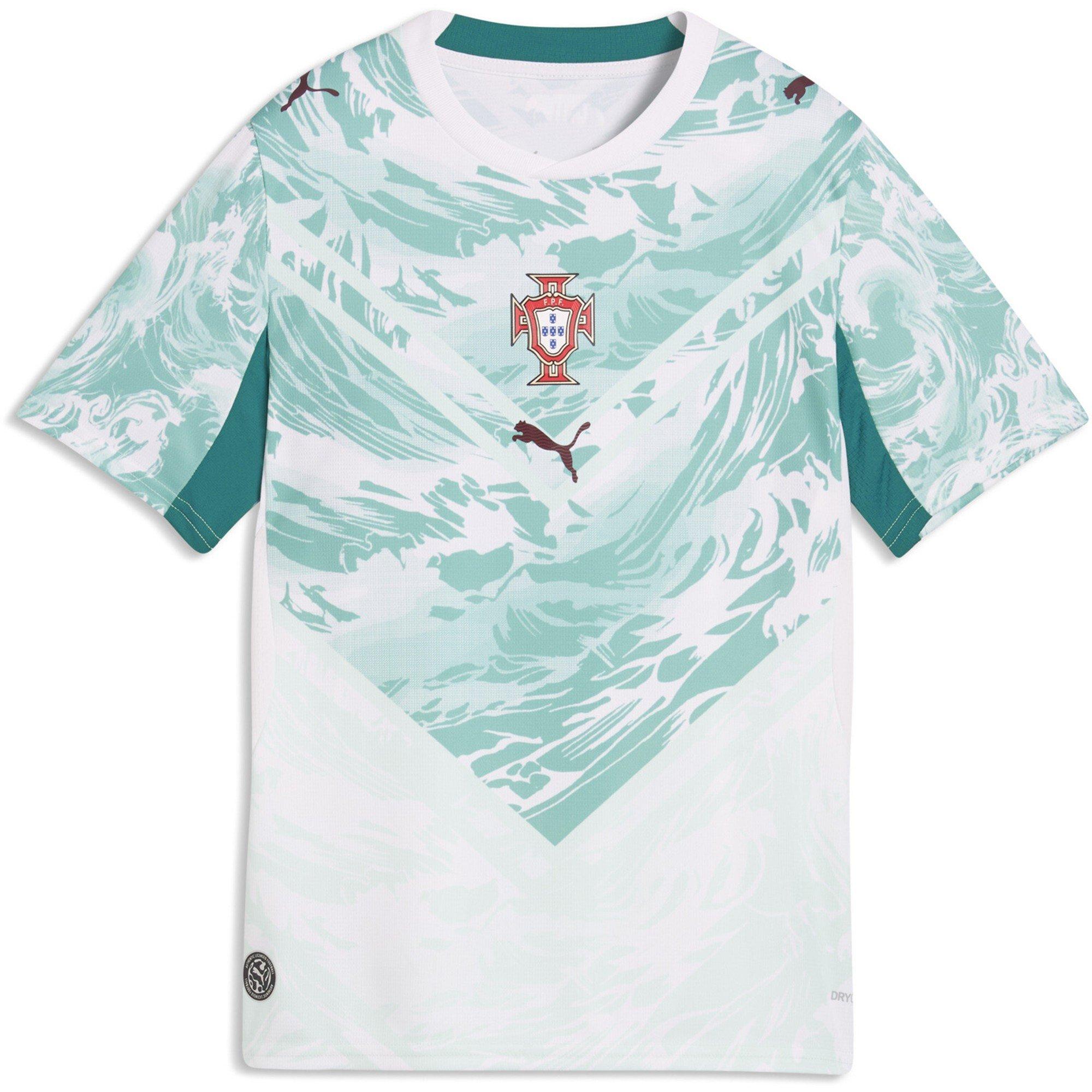 White/Green - Puma - Kids Portugal Away Shirt World Cup 2026 - 1