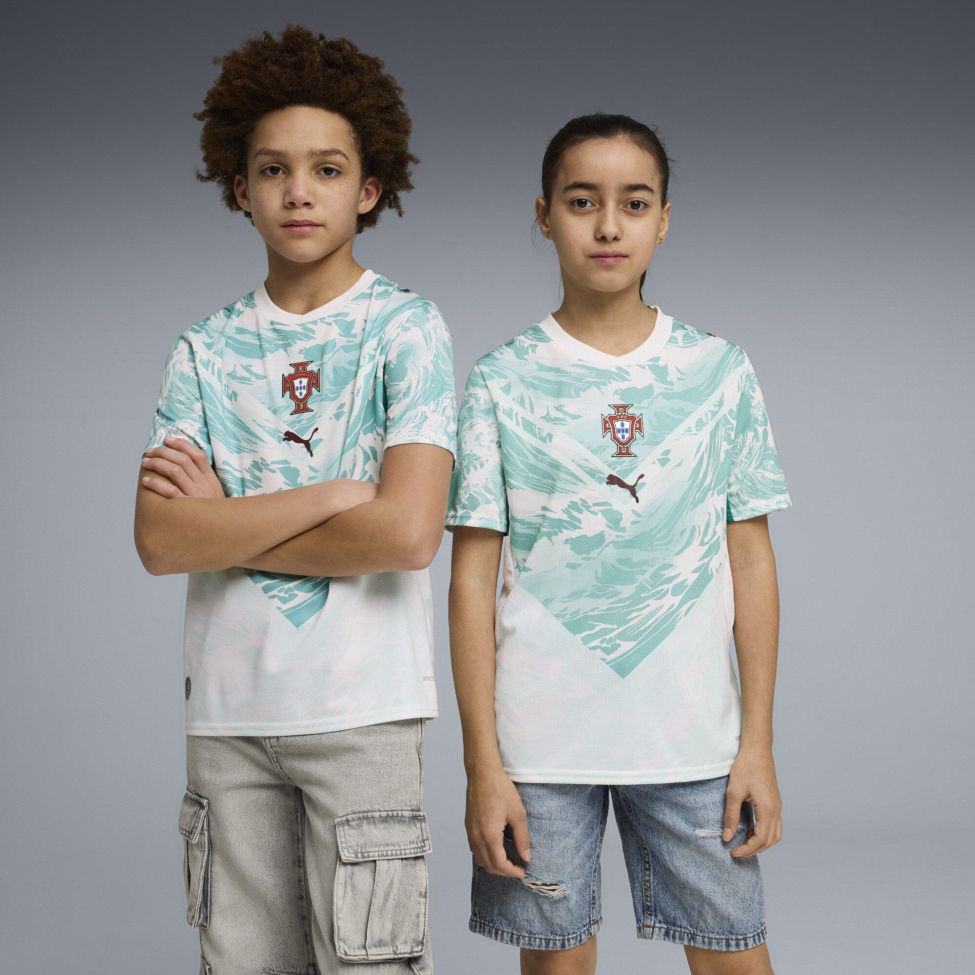 Wit/Groen - Puma - Kids' Portugal 2026 Football Shirt - 3