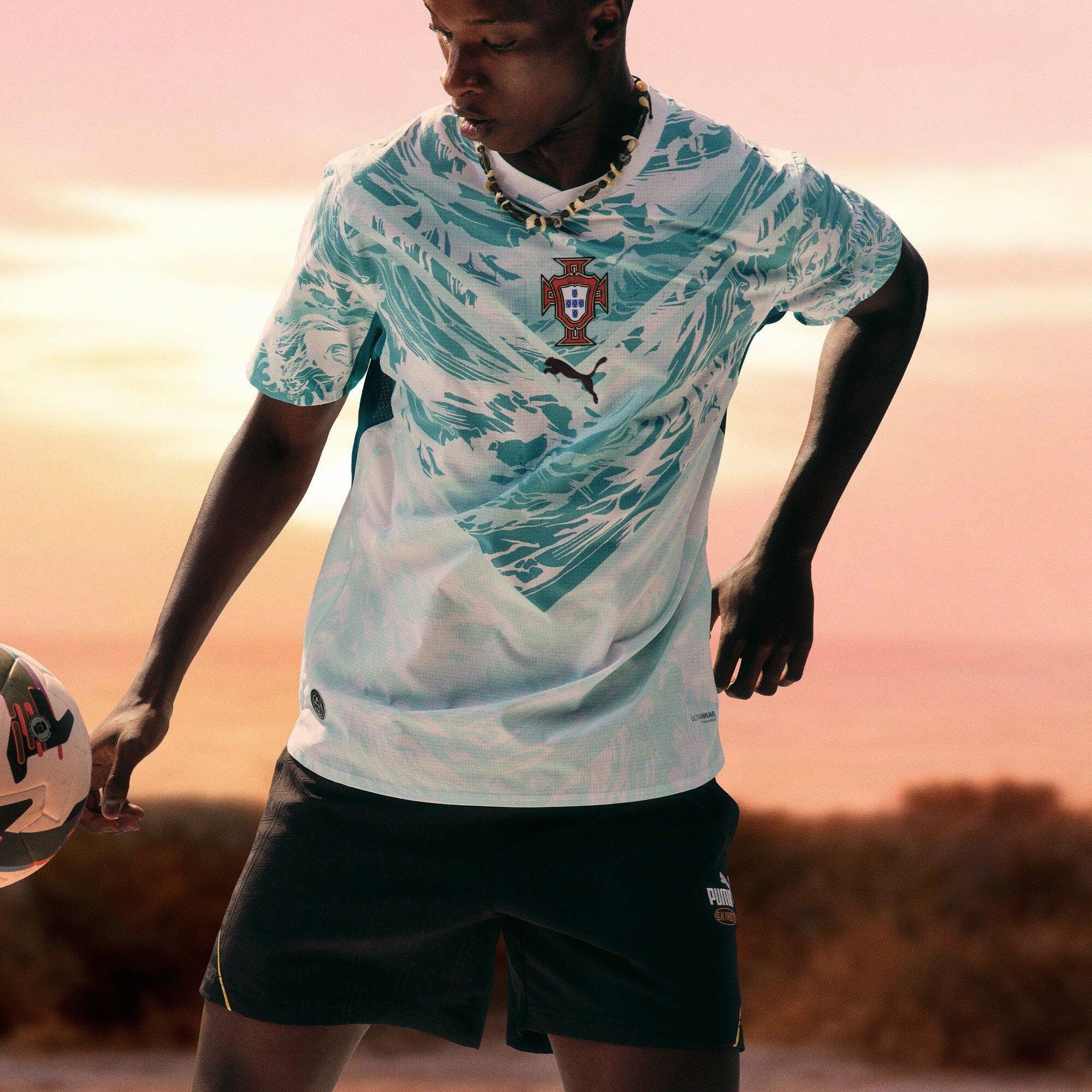 Wit/Groen - Puma - Kids' Portugal 2026 Football Shirt - 7