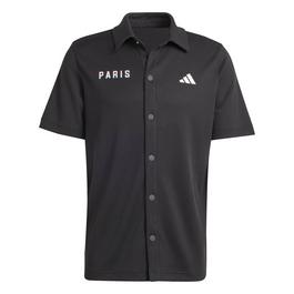 adidas Paris Basketball Warm Up Shooter AEROREADY Shirt Mens