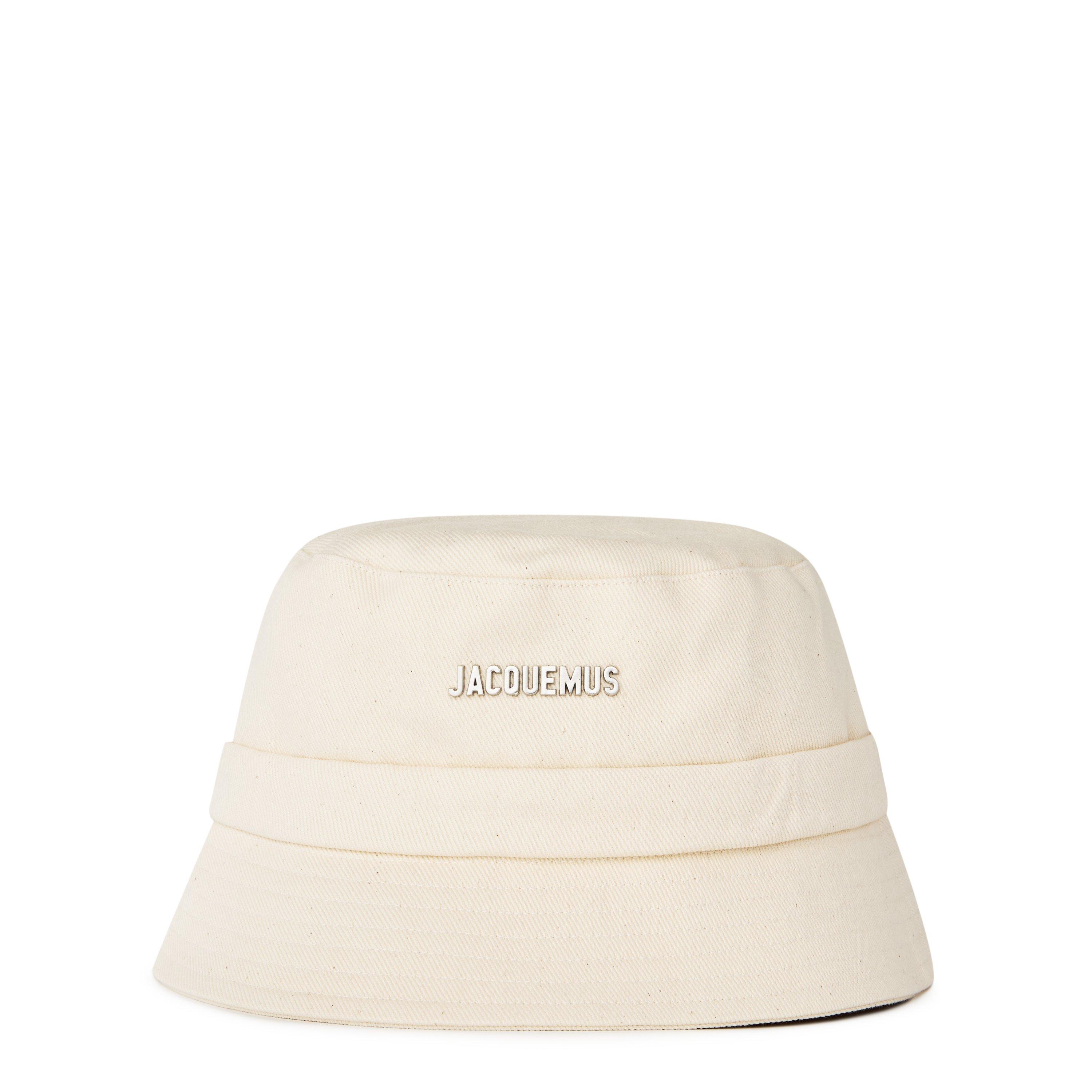 Off White - Jacquemus - Women's Logo Cotton Gadjo Bucket Hat - 1