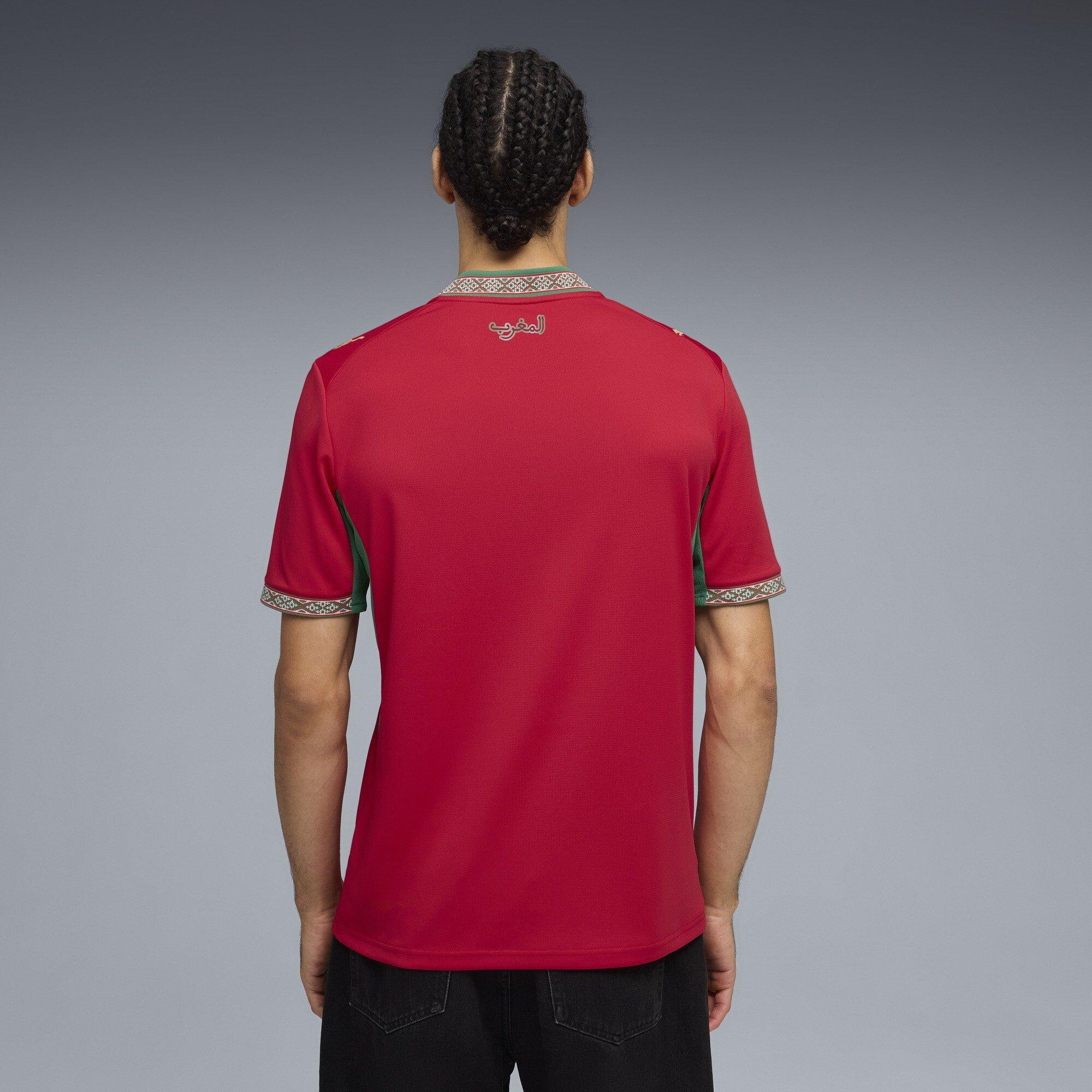 Rood/Goud - Puma - Men's Morocco 2026 Football Shirt - 4