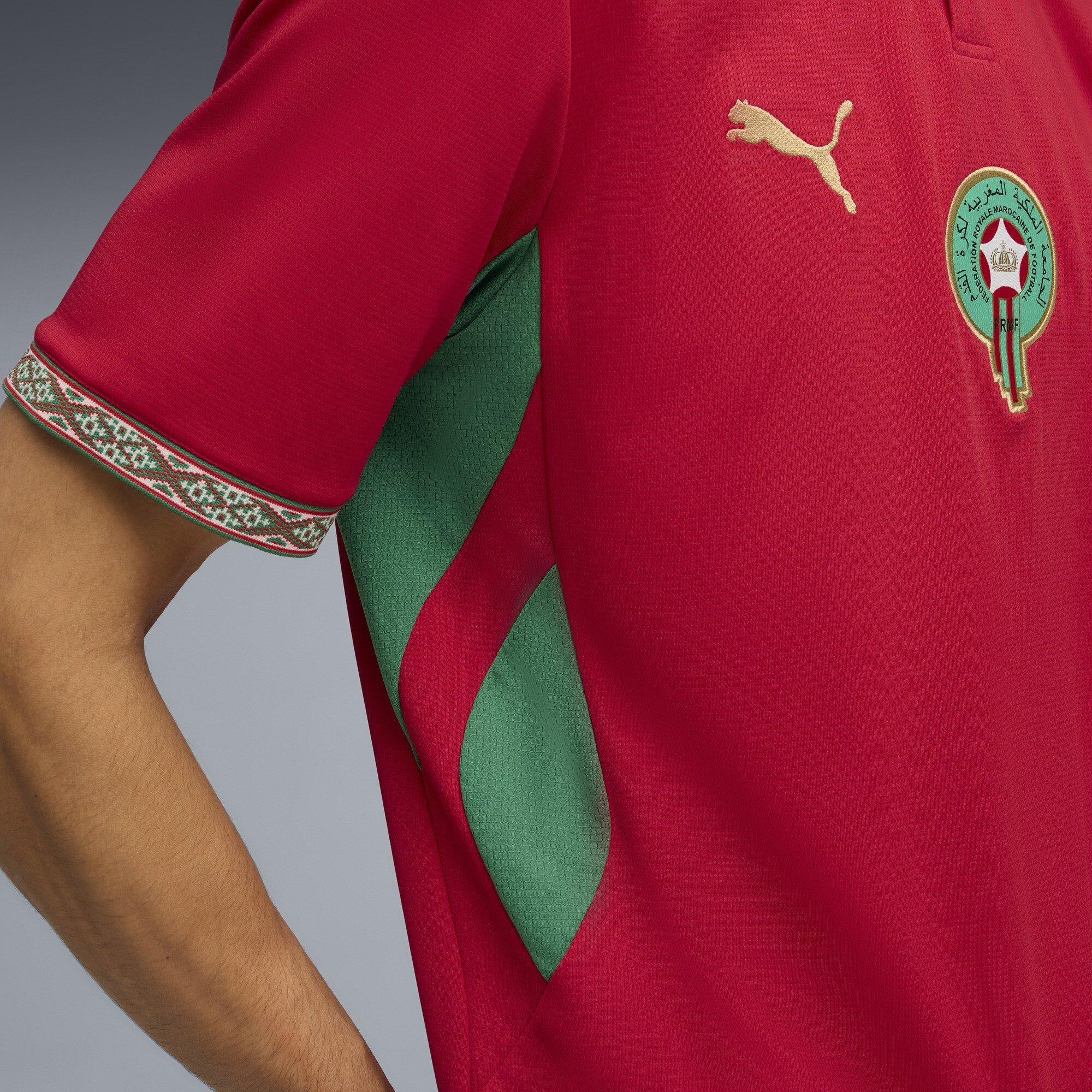 Rood/Goud - Puma - Men's Morocco 2026 Football Shirt - 6