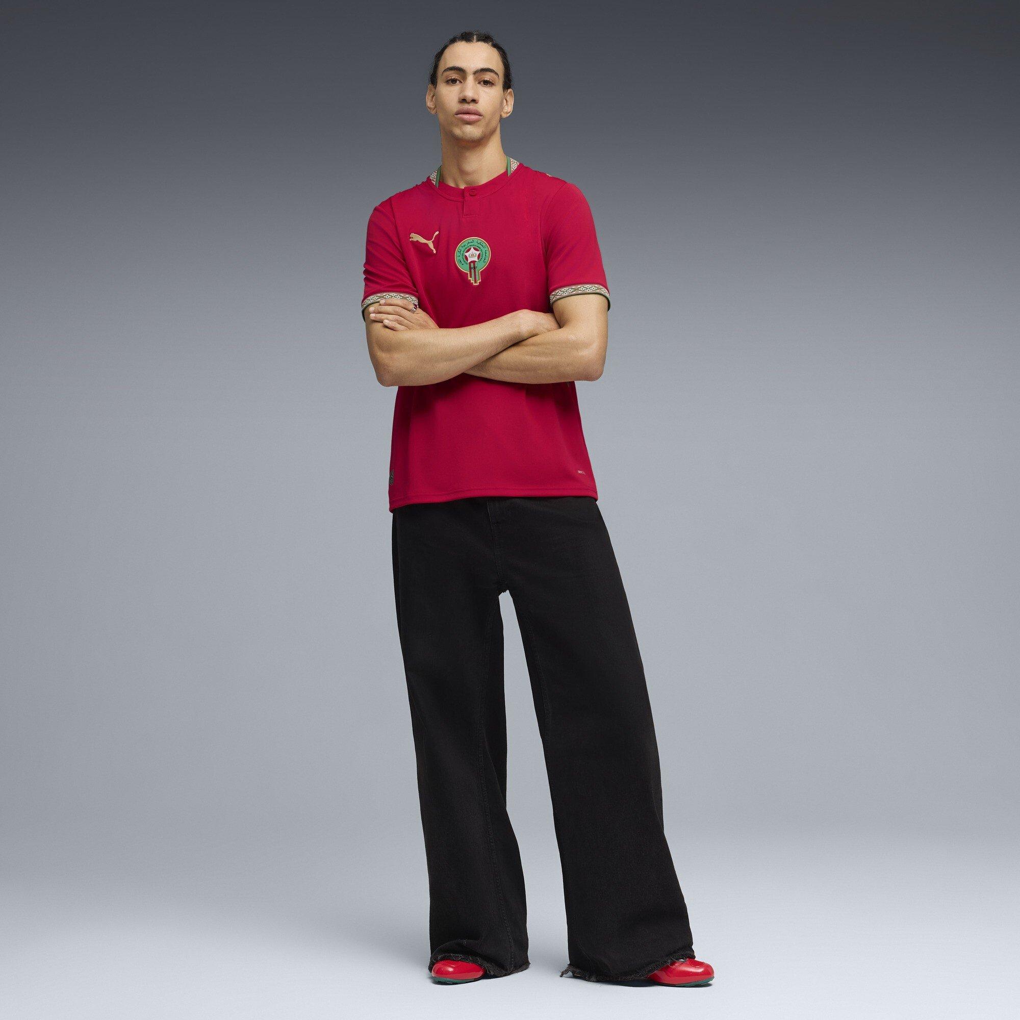 Rood/Goud - Puma - Men's Morocco 2026 Football Shirt - 7