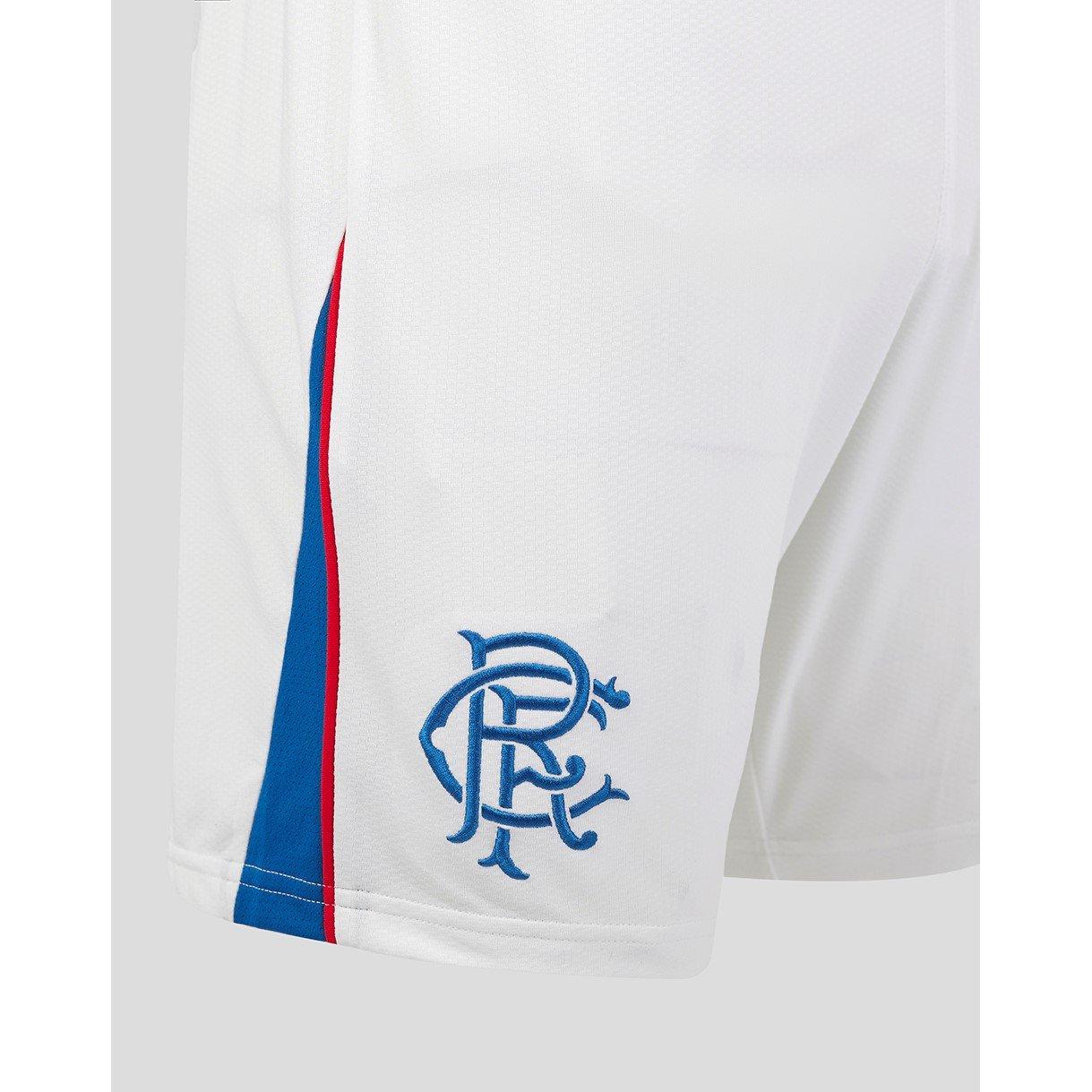 White/Blue - Castore - Rangers Home Shorts 2024 2025 Adults - 3
