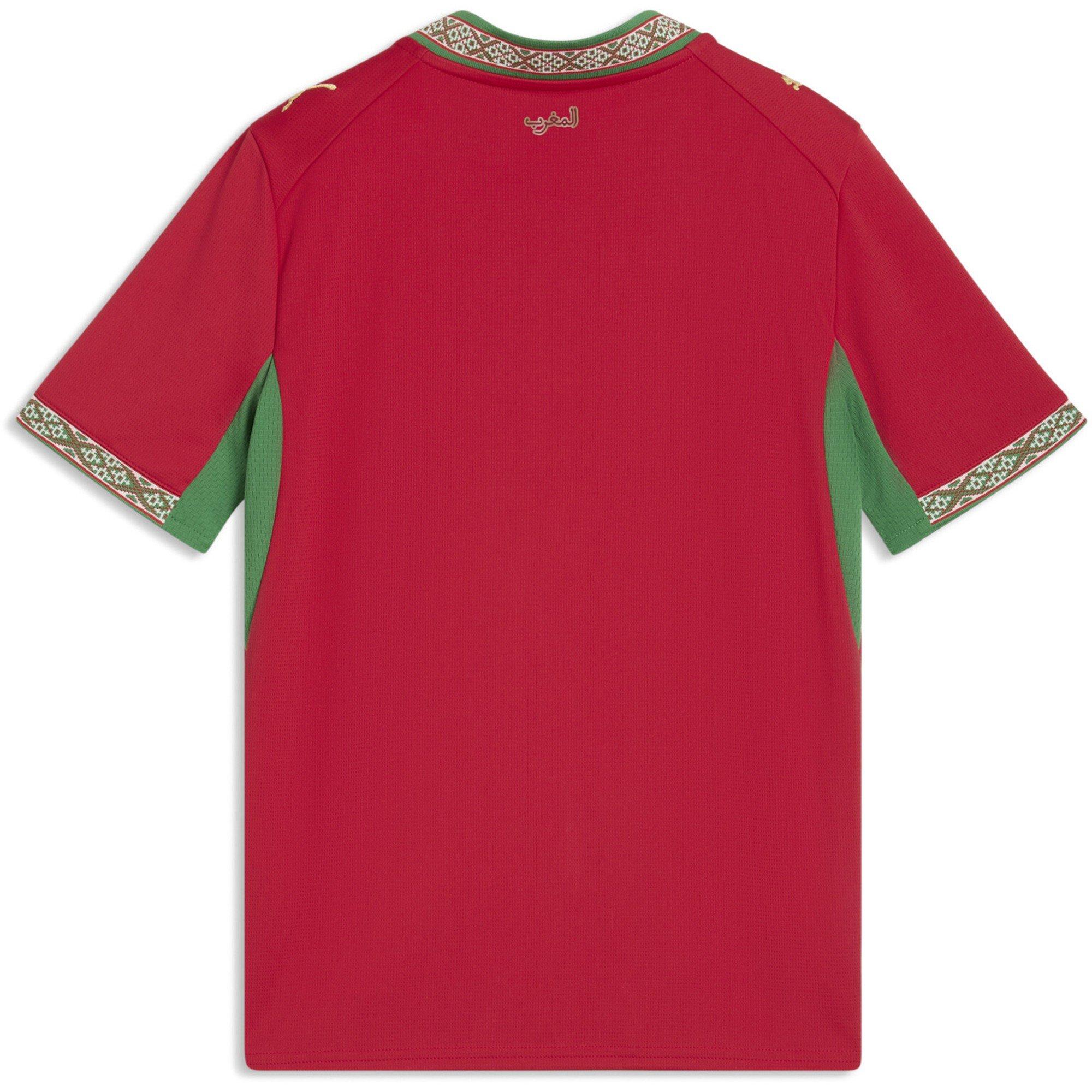 Rood/Goud - Puma - Kids' Morocco 2026 Football Shirt - 2