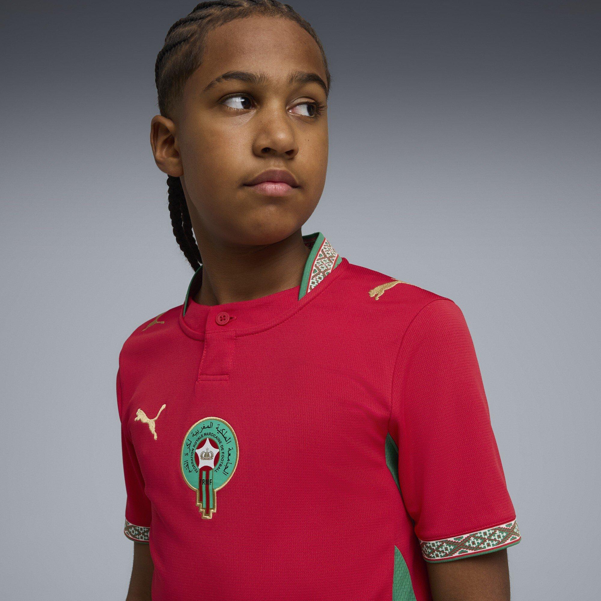 Rood/Goud - Puma - Kids' Morocco 2026 Football Shirt - 4