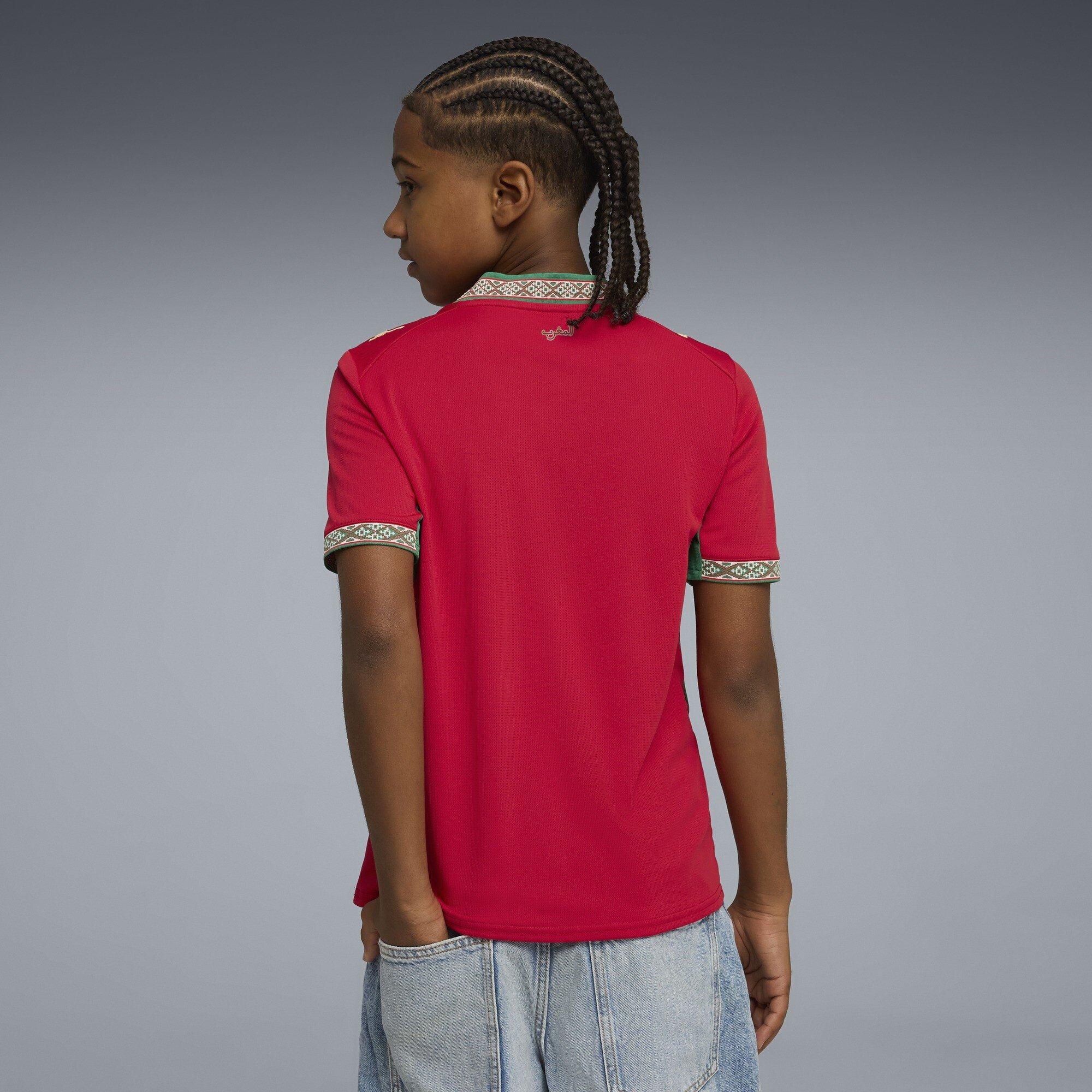 Rood/Goud - Puma - Kids' Morocco 2026 Football Shirt - 5
