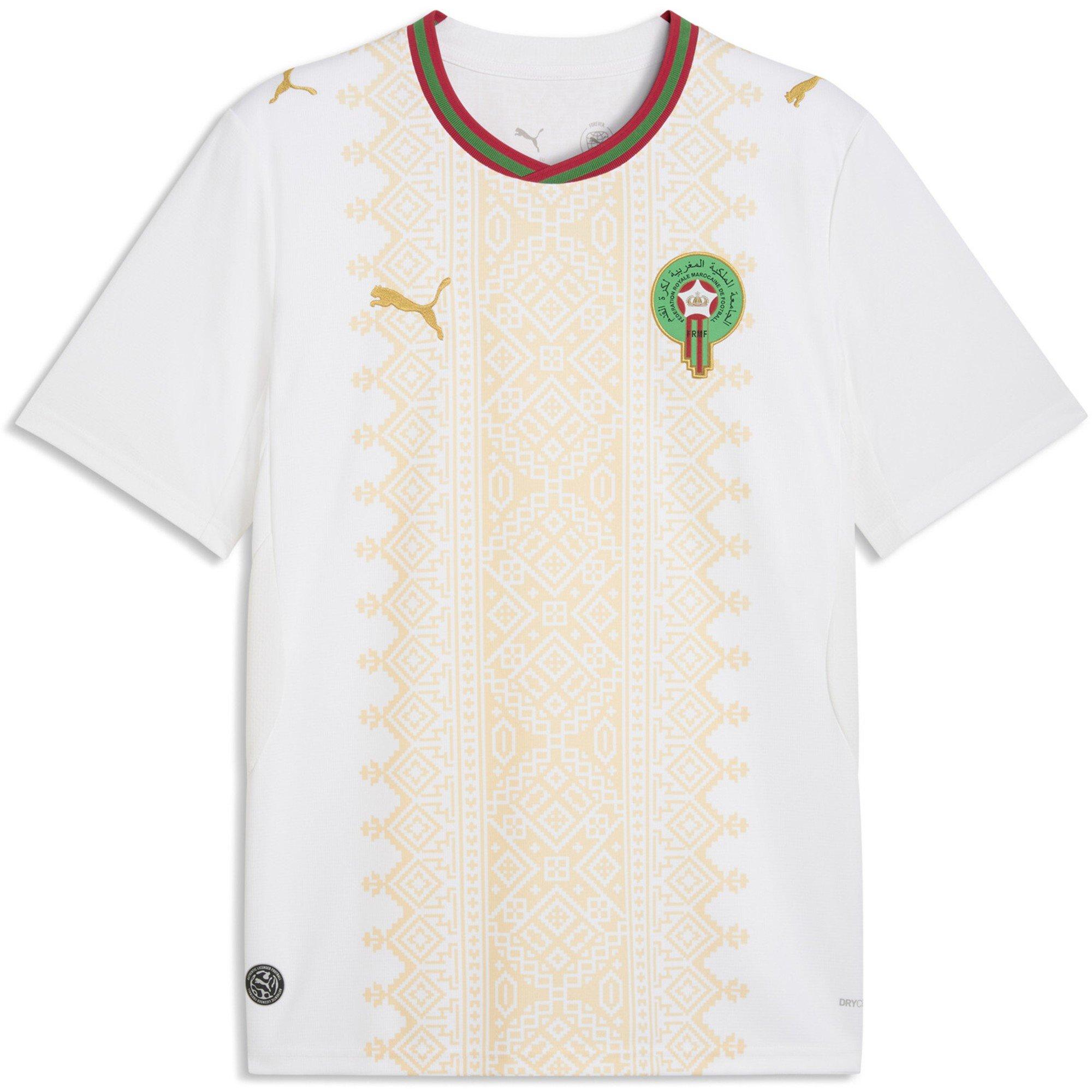 Wit/Goud - Puma - Men's Morocco 2026 Football Shirt - 1