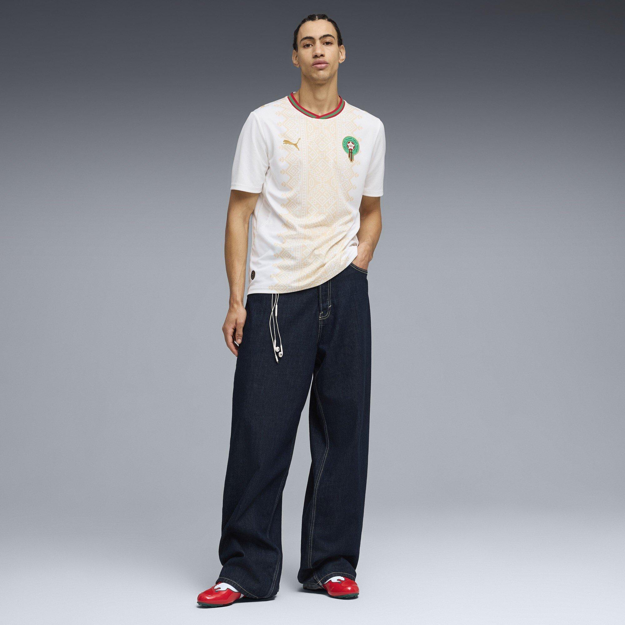 Wit/Goud - Puma - Men's Morocco 2026 Football Shirt - 7