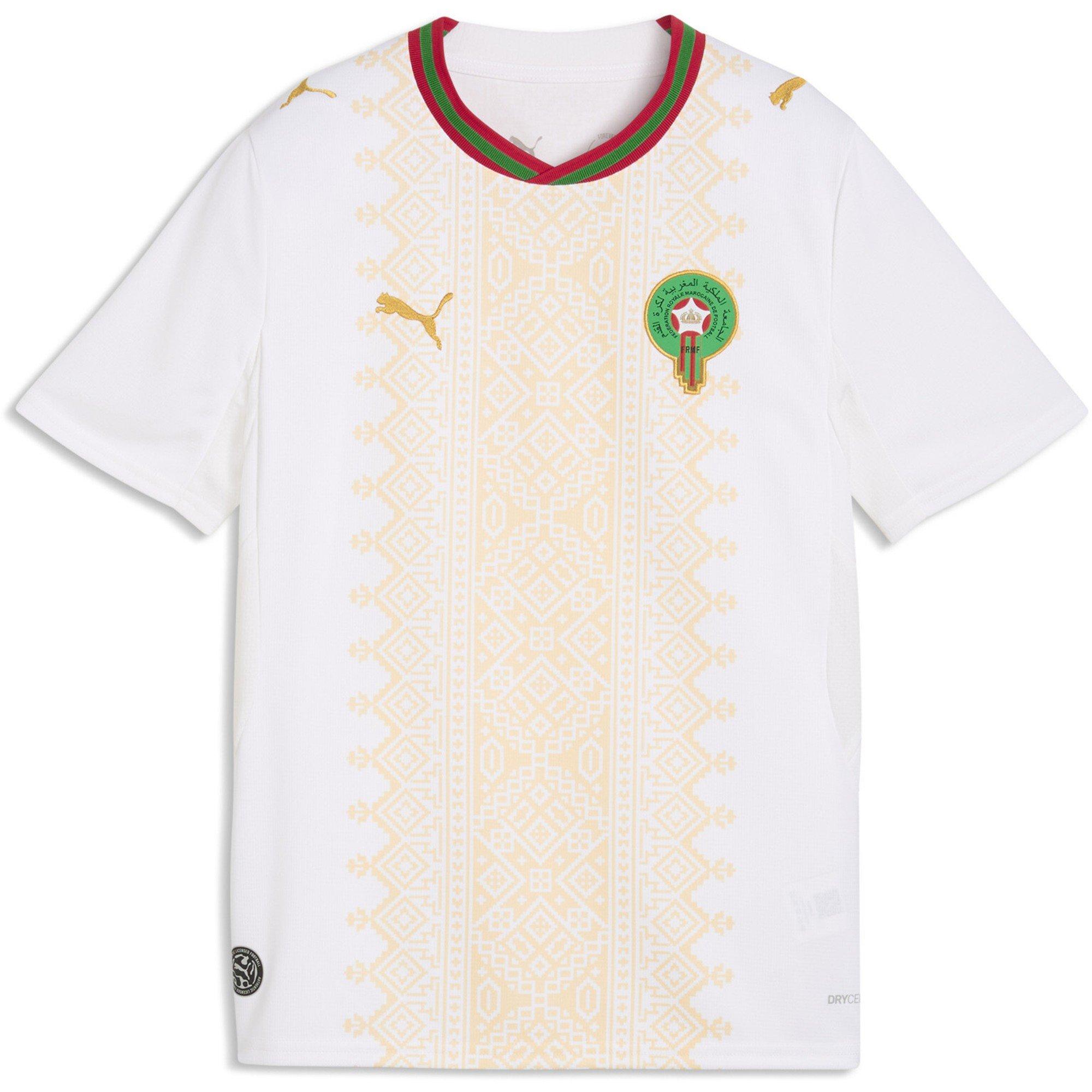Wit/Goud - Puma - Kids' Morocco 2026 Football Shirt - 1