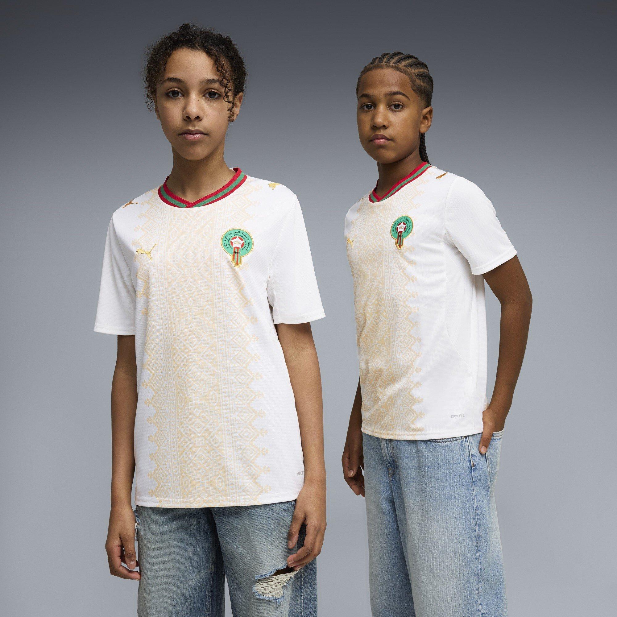 Wit/Goud - Puma - Kids' Morocco 2026 Football Shirt - 3