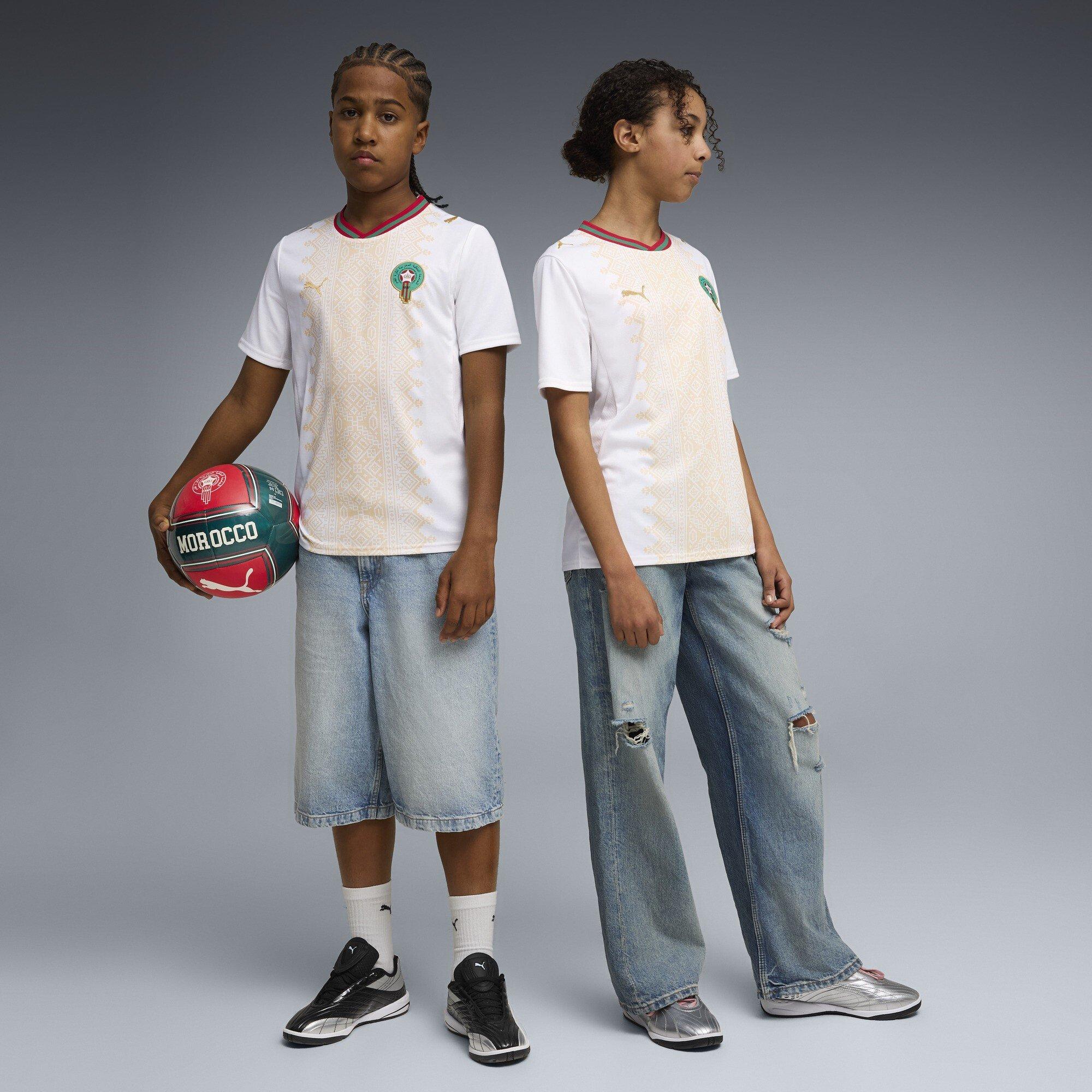 Wit/Goud - Puma - Kids' Morocco 2026 Football Shirt - 6