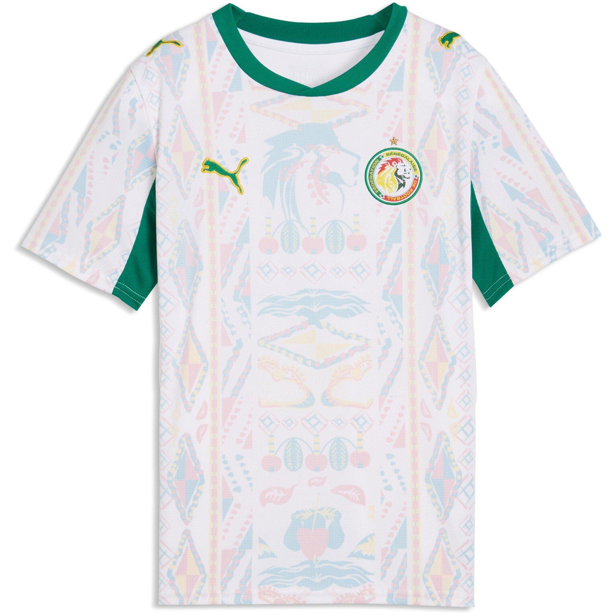 Wit/Groen - Puma - Kids' Senegal 2026 Football Shirt - 1