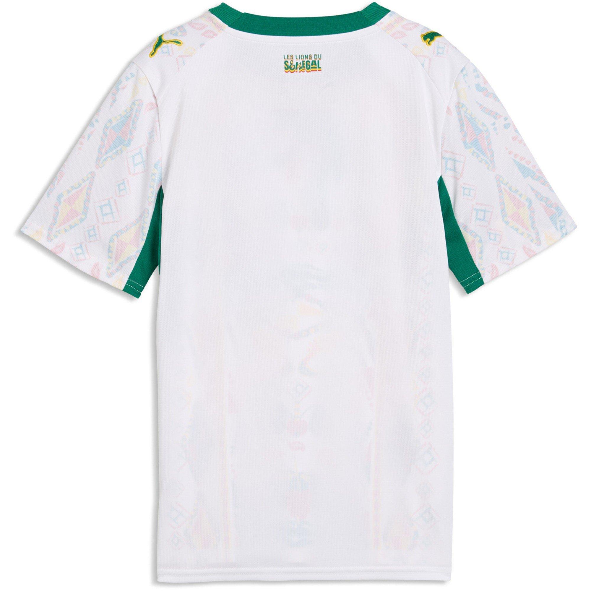 Wit/Groen - Puma - Kids' Senegal 2026 Football Shirt - 2