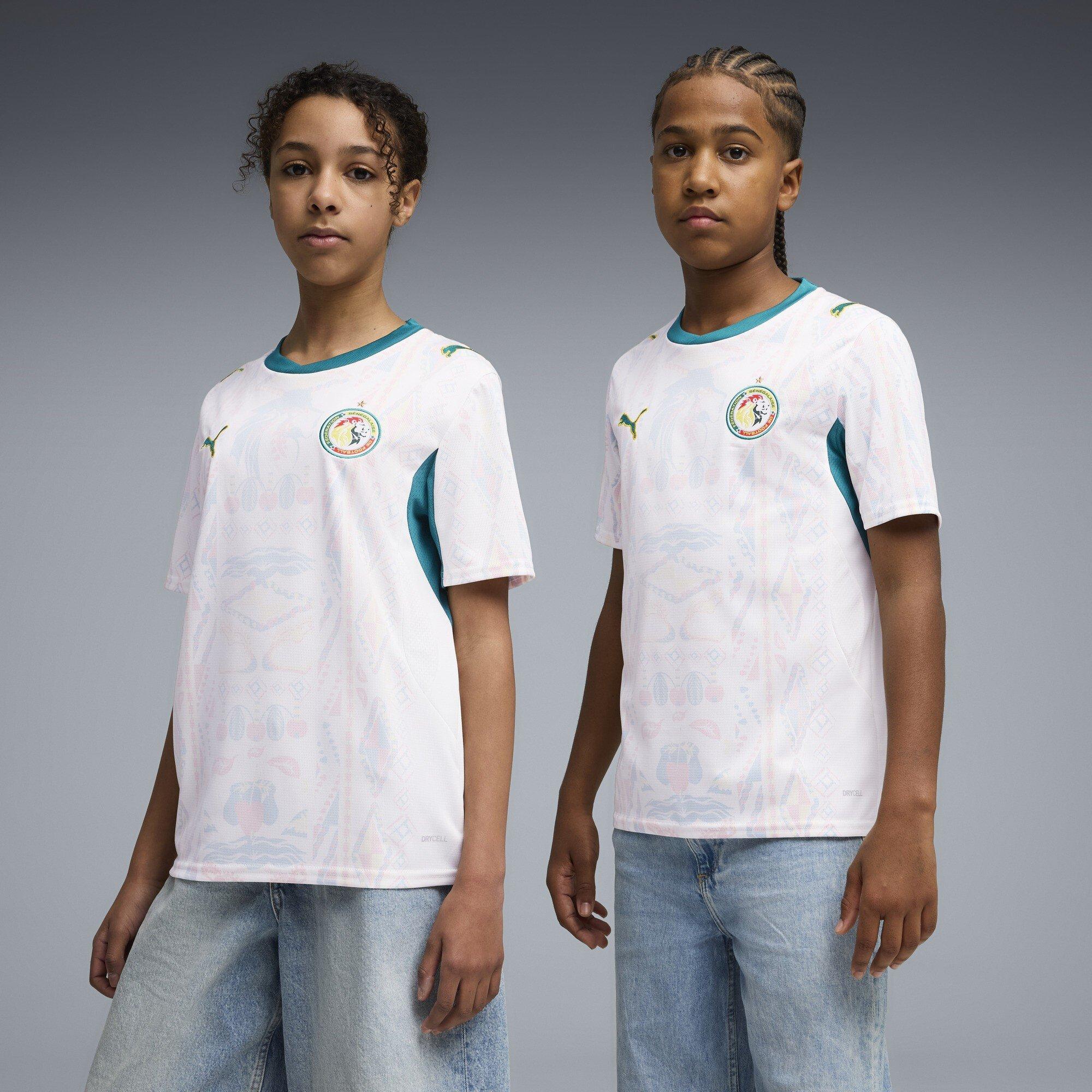 Wit/Groen - Puma - Kids' Senegal 2026 Football Shirt - 3