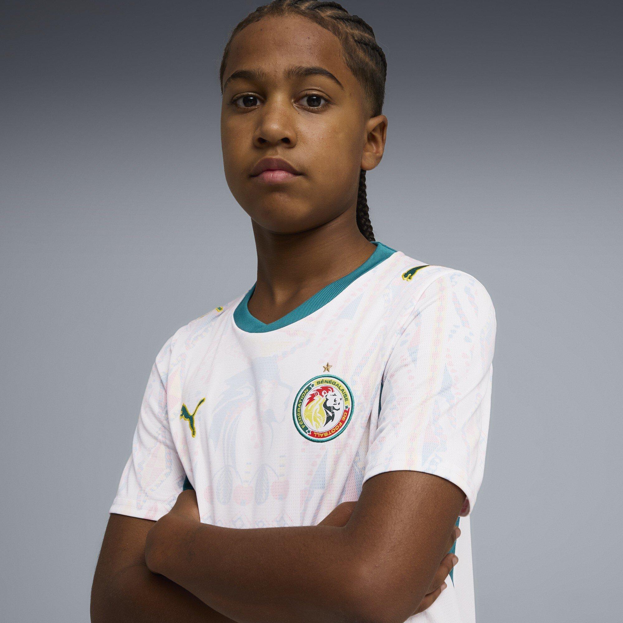 Wit/Groen - Puma - Kids' Senegal 2026 Football Shirt - 4
