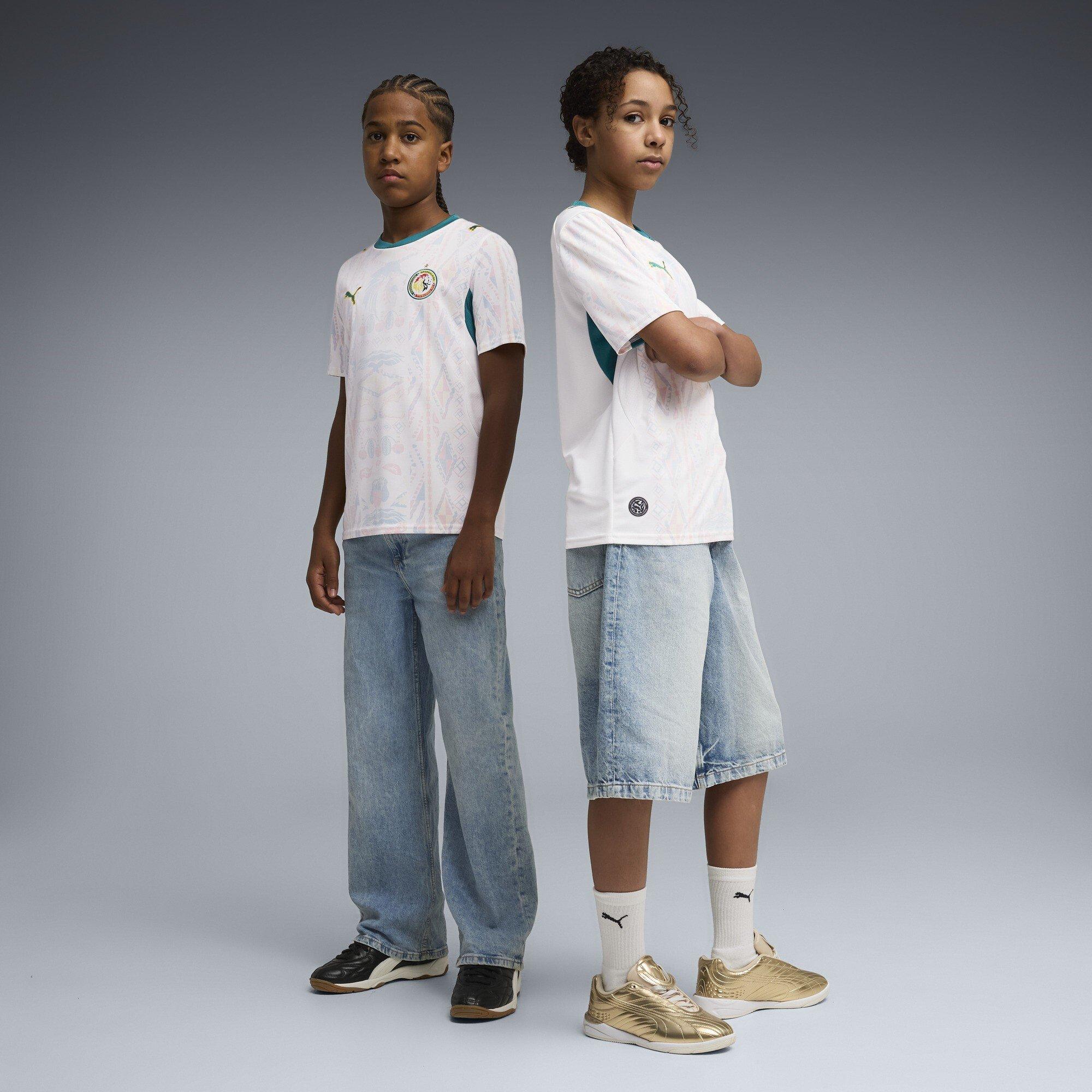 Wit/Groen - Puma - Kids' Senegal 2026 Football Shirt - 6