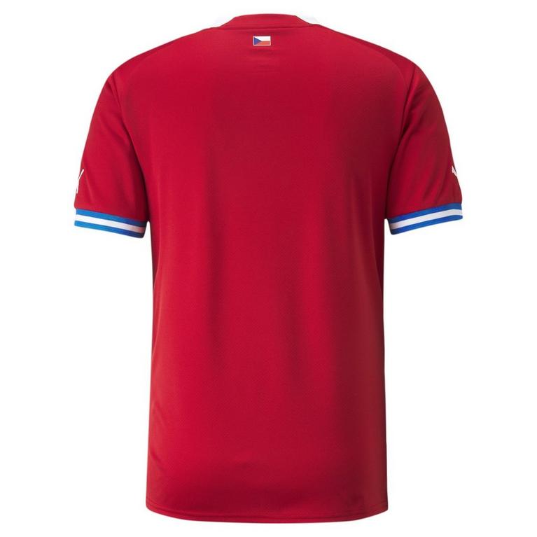Rojo - Puma - Czech Republic Home Shirt 2022 Mens - 7