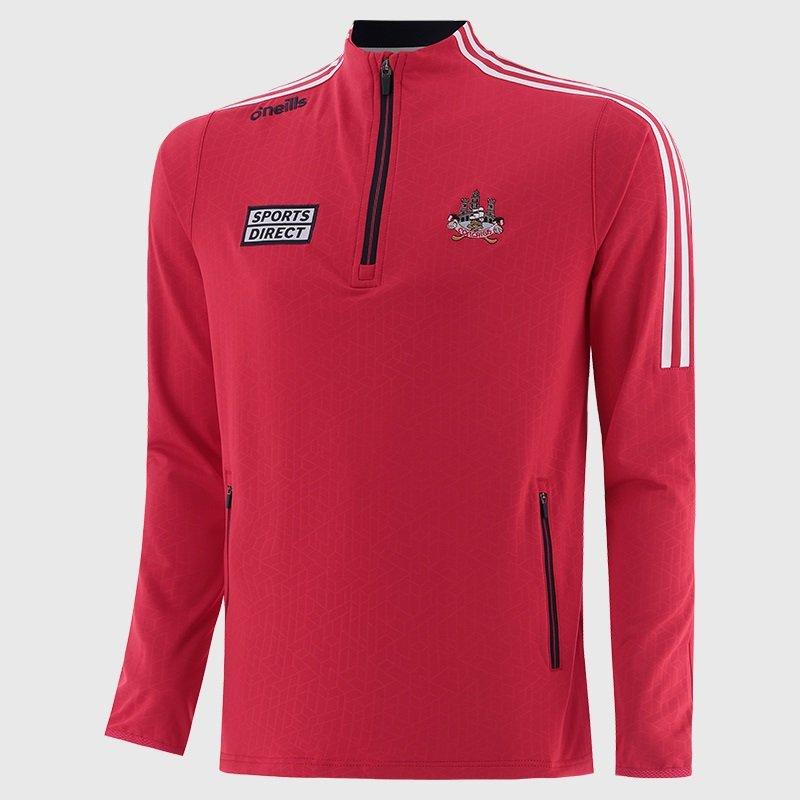 RED/MNE/WHI - ONeills - Cork Hydra Half Zip Top Senior - 1