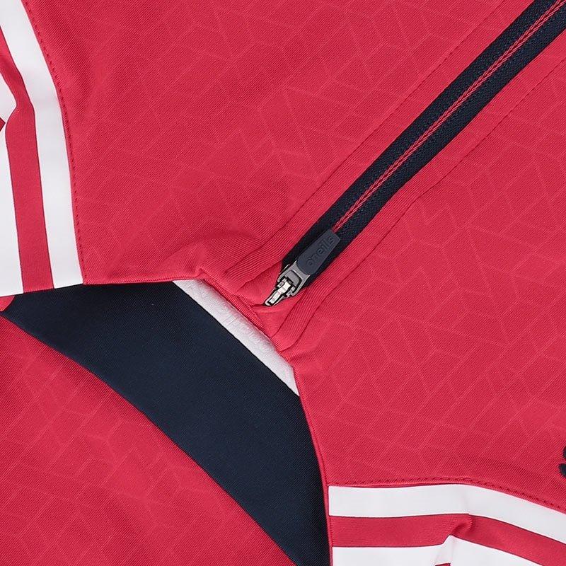 RED/MNE/WHI - ONeills - Cork Hydra Half Zip Top Senior - 4