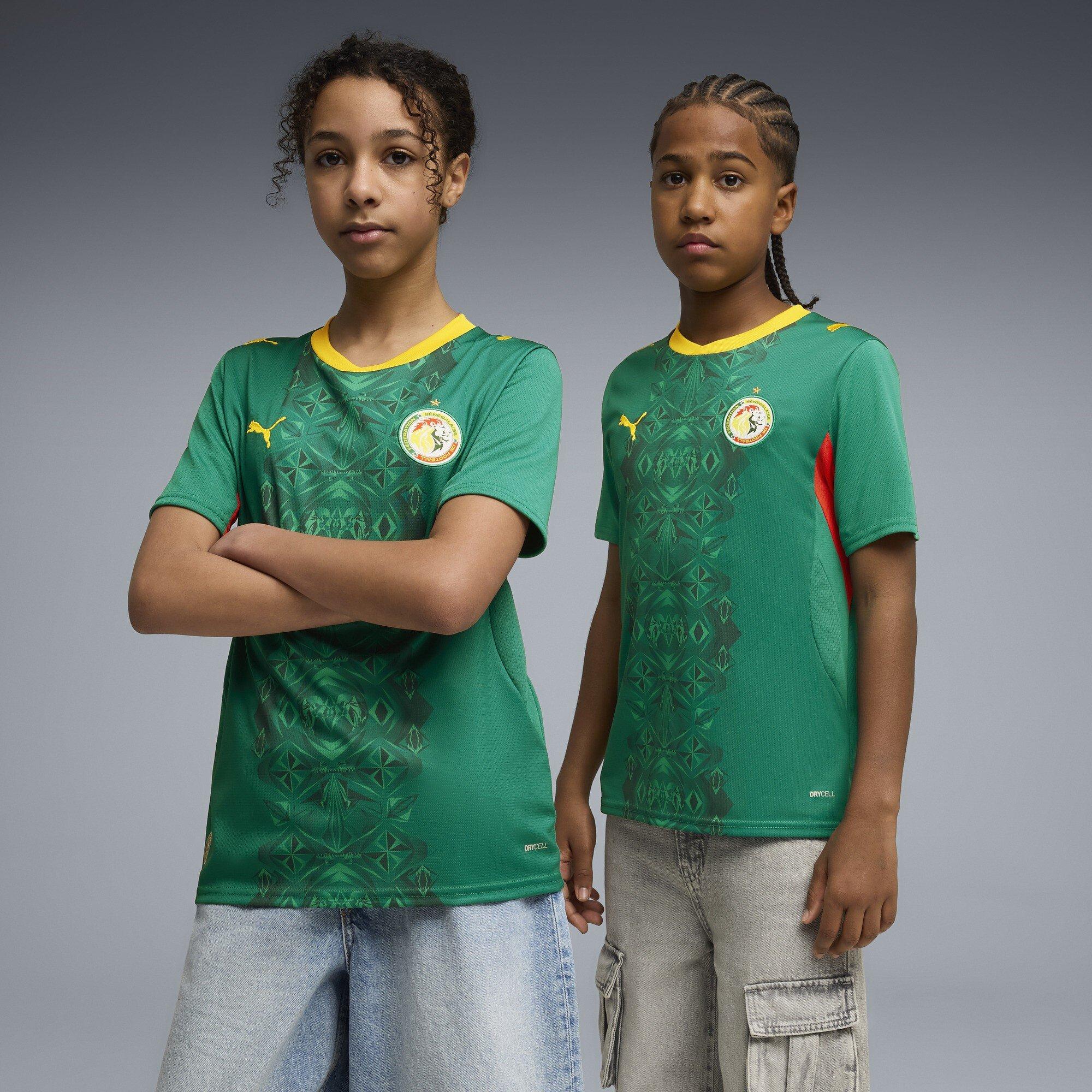 Groen/Rood - Puma - Unisex Kids' Senegal FIFA World Cup 2026™ Football Shirt - 3