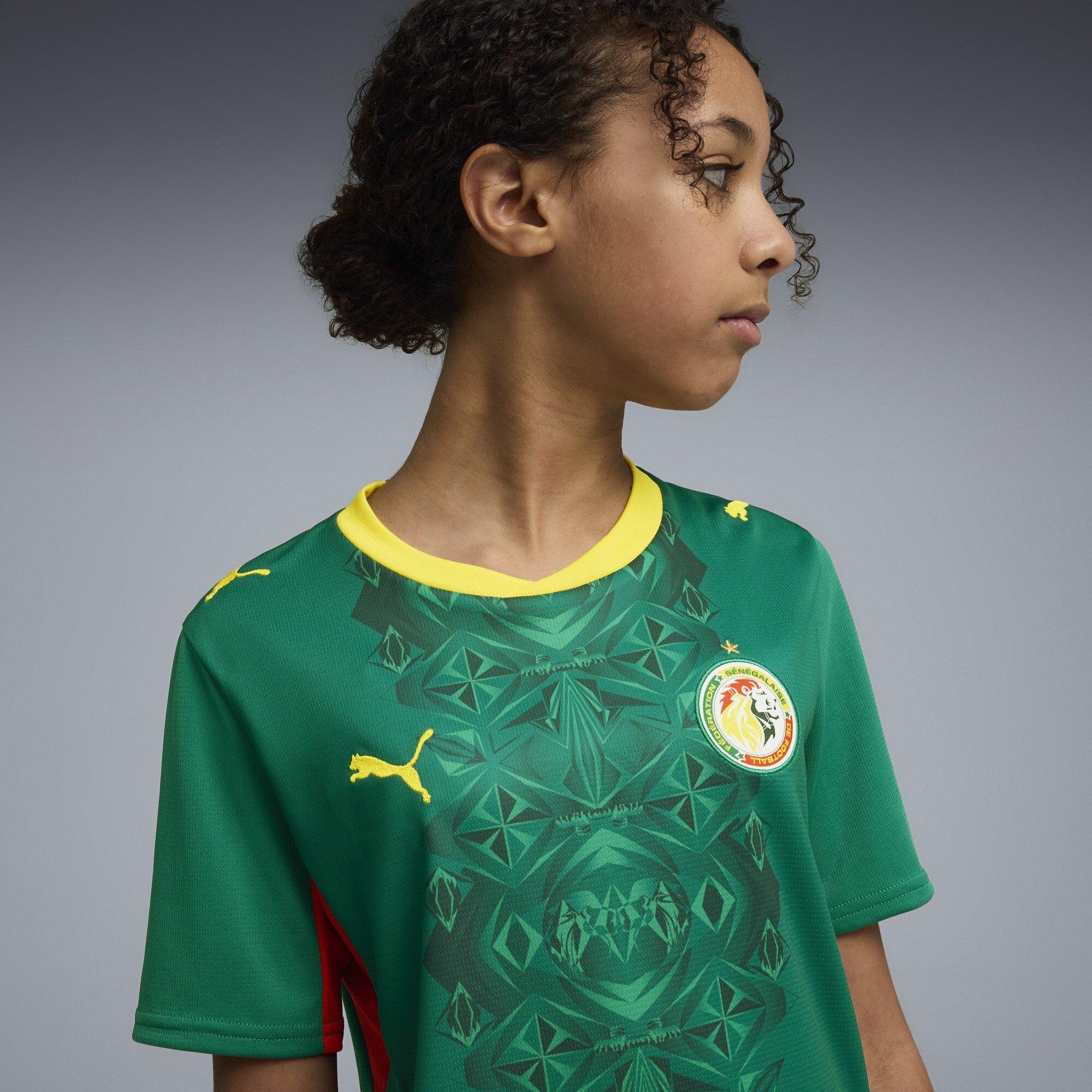 Groen/Rood - Puma - Unisex Kids' Senegal FIFA World Cup 2026™ Football Shirt - 4
