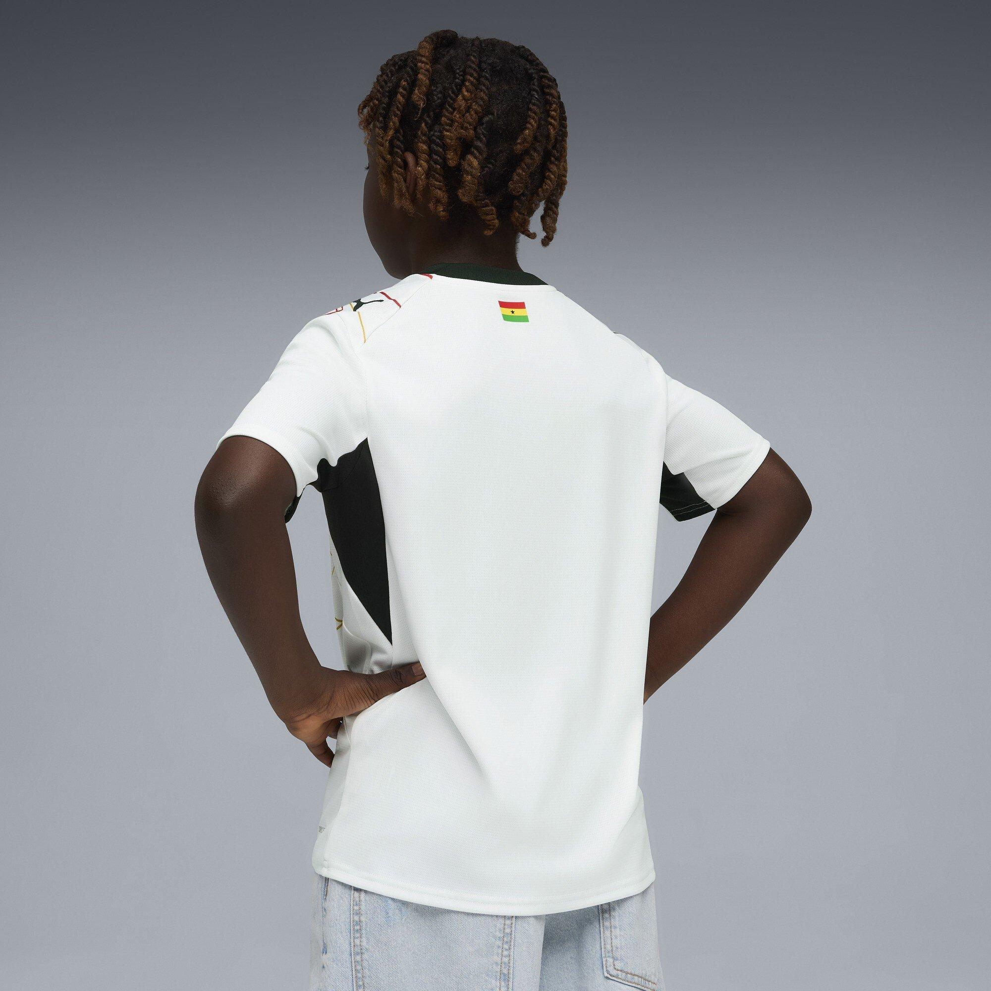 Wit/Rood - Puma - Kids' Ghana 2026 Football Shirt - 4