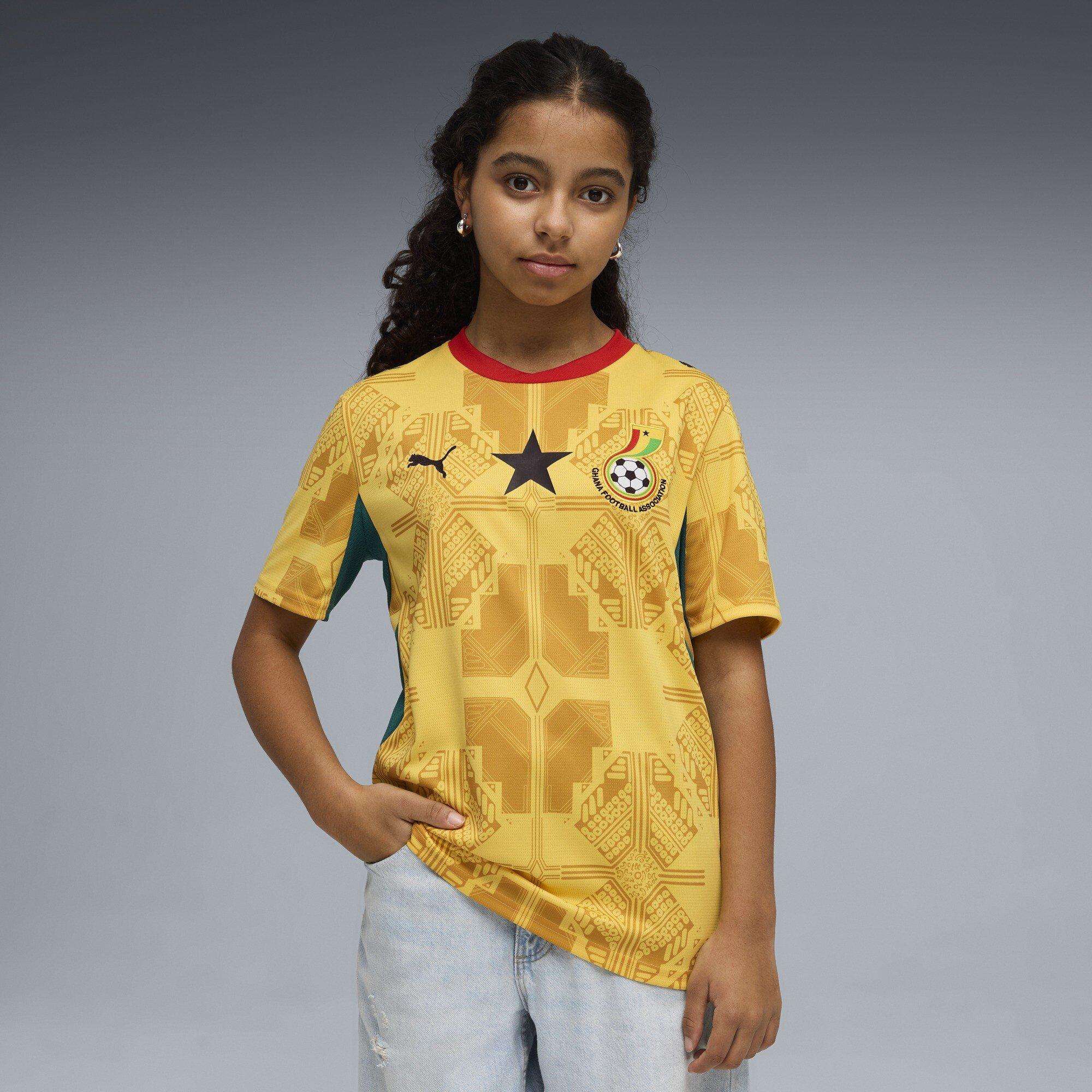 Geel/Goud - Puma - Kids' Ghana 2026 Football Shirt - 3