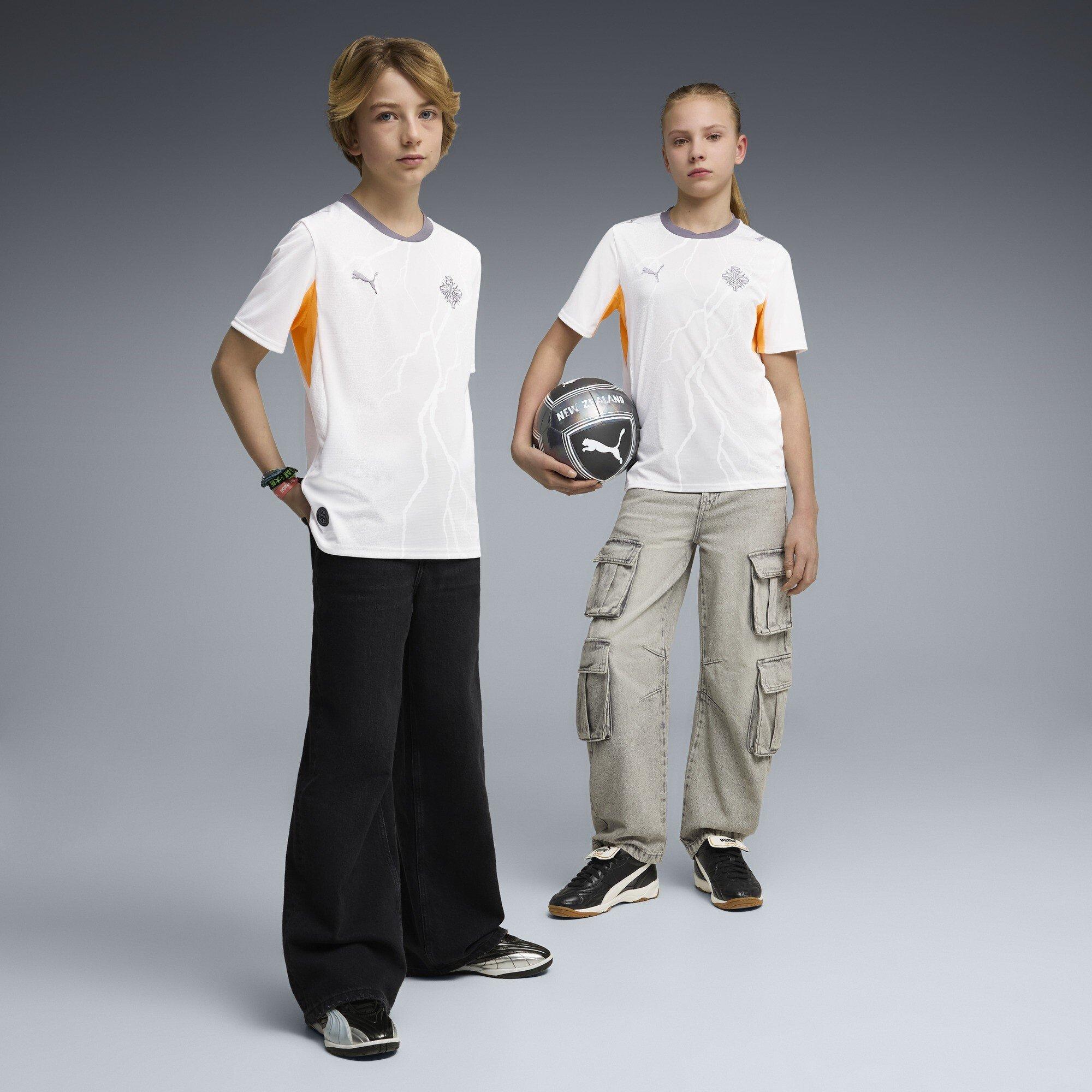 Wit/Grijs - Puma - Kids' Iceland 2026 Football Shirt - 6