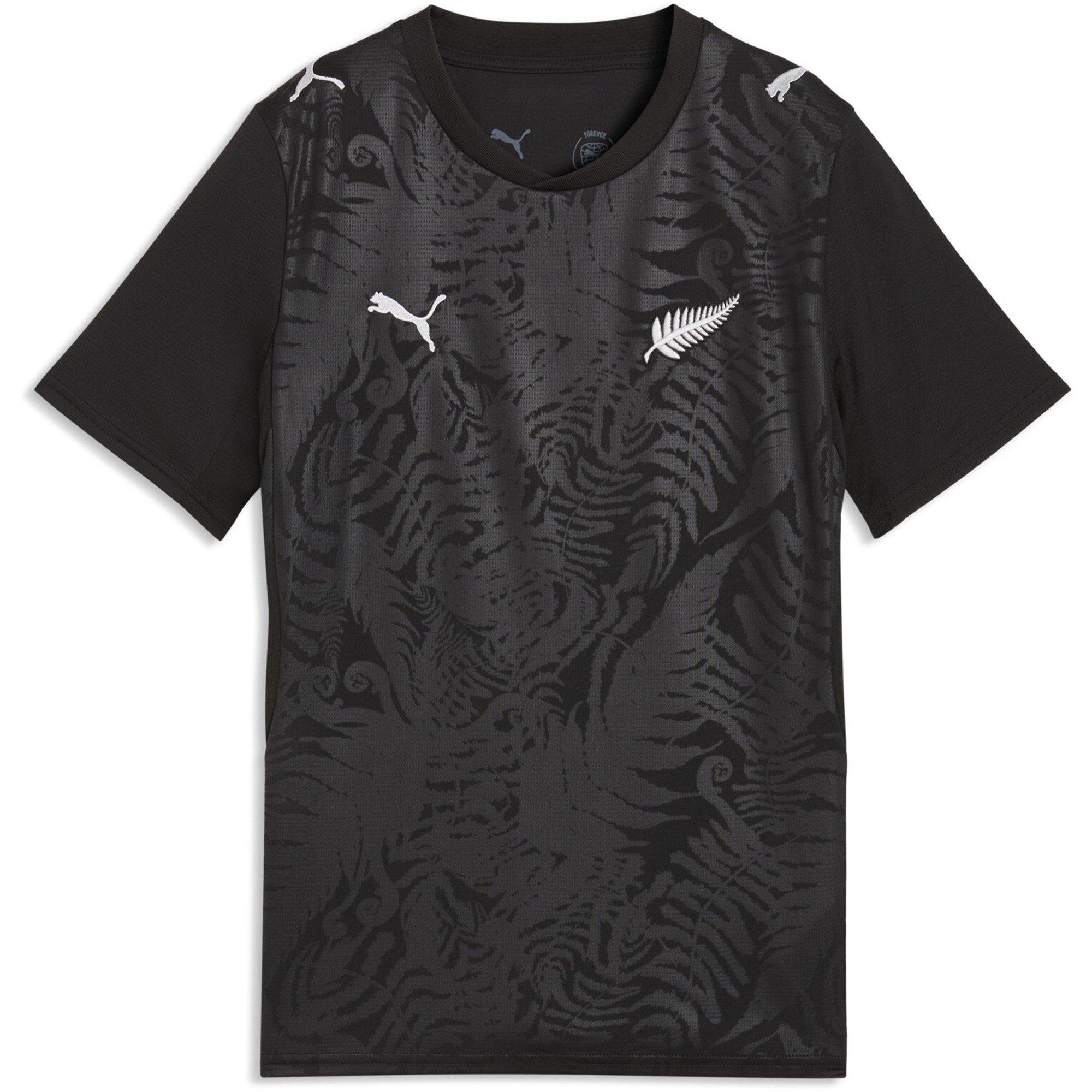Puma  Kids Kids New Zealand Home Shirt World Cup 2026™ - Black/Silver - 7-8 (S)