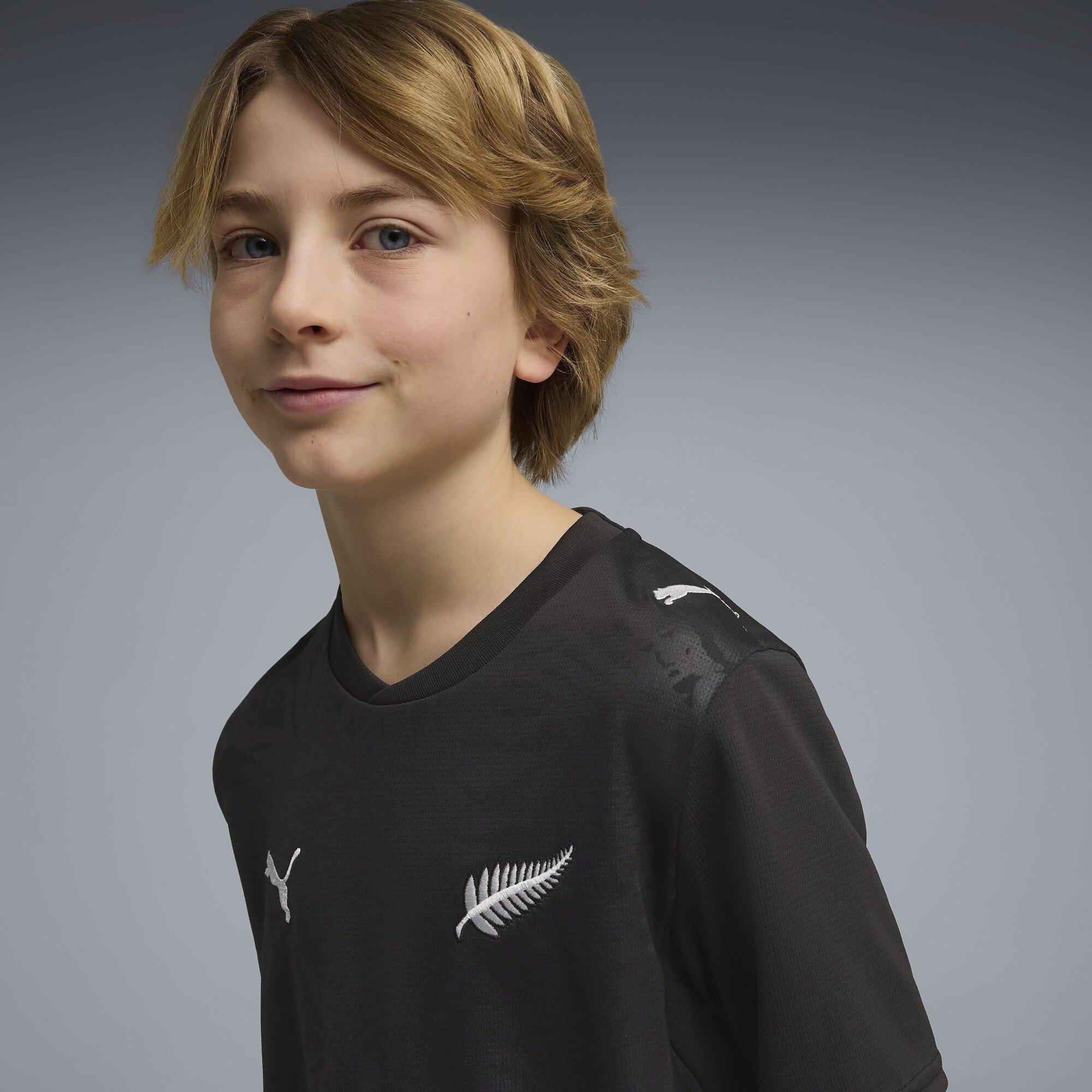 Zwart/Zilver - Puma - Unisex Kids' New Zealand FIFA World Cup 2026™ Football Shirt - 4