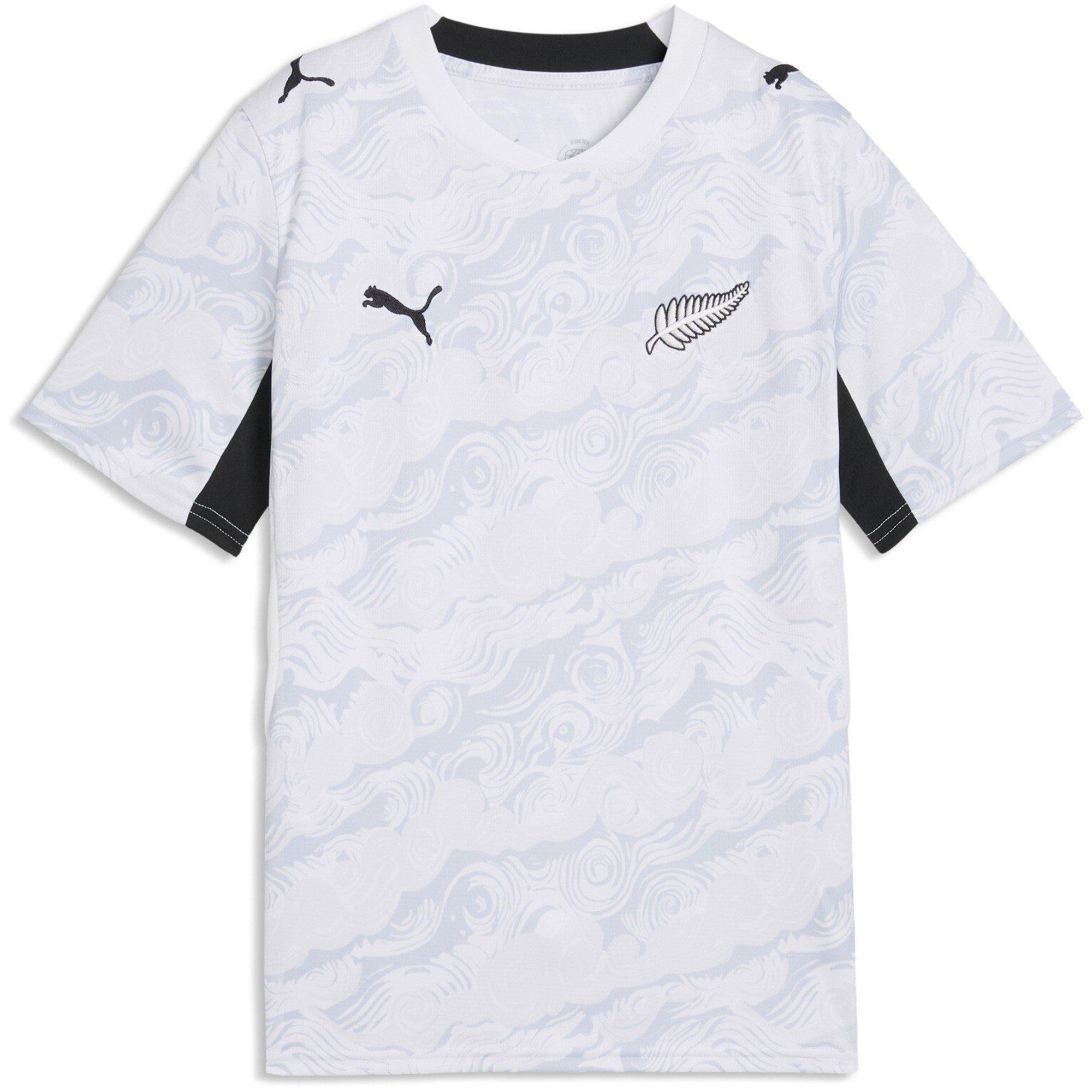 Puma  Kids Kids New Zealand Away Shirt World Cup 2026™ - White/Silver - 7-8 (S)